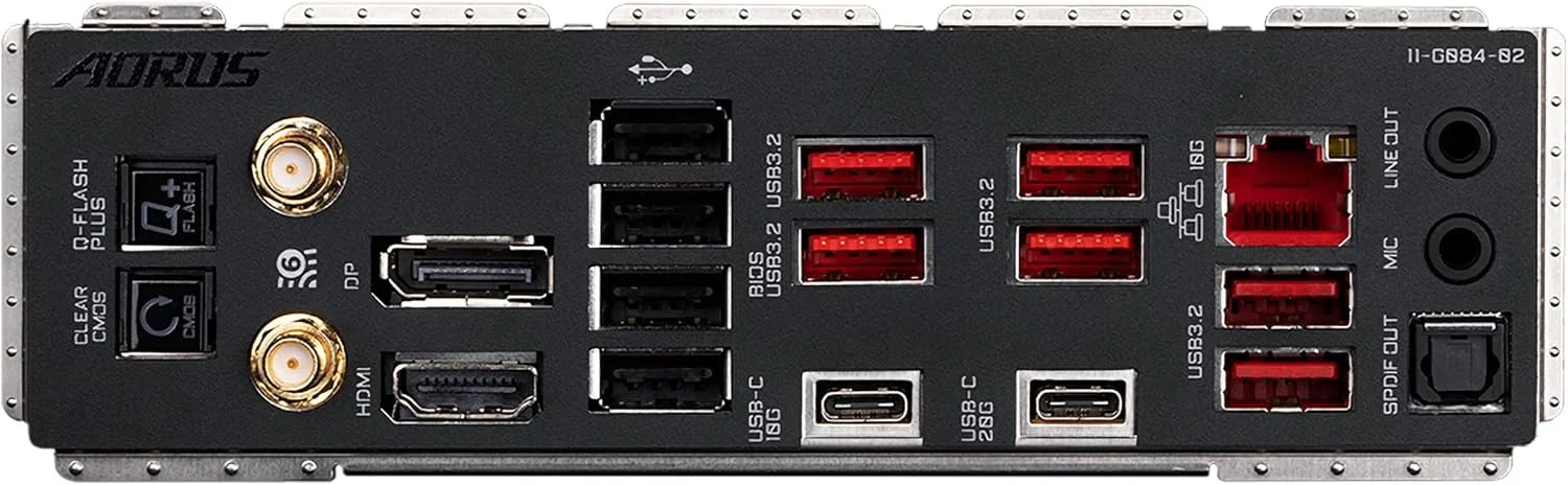 مادربرد GIGABYTE X670E AORUS Xtreme (AM5/ LGA 1718/ AMD/ X670E/ EATX/ 5 سال گارانتی/ DDR5/ Quad M.2/ PCIe 5.0/ USB 3.2 Gen2X2 Type-C/Intel WiFi 6E/ AQUANTIA 10GbE LAN/Q-Flash Plus)