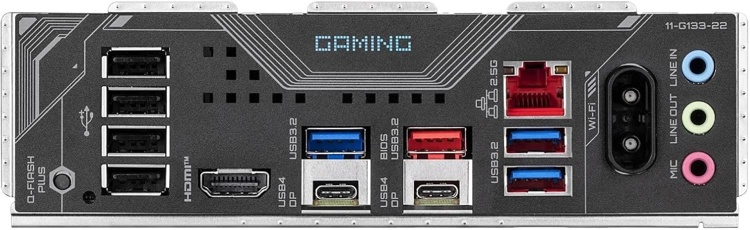مادربرد GIGABYTE X870 Gaming WIFI6 AM5 LGA 1718، ATX، DDR5، 3X M.2، PCIe 5.0، USB4، WiFi 6، LAN 2.5GbE، EZ-Latch، 5 سال گارانتی