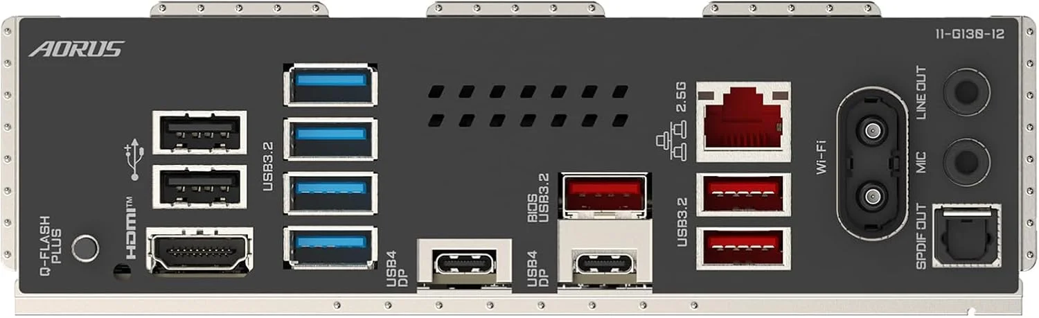 مادربرد GIGABYTE X870E AORUS PRO AM5 LGA 1718، ATX، DDR5، 4X M.2، PCIe 5.0، USB4، Wi-Fi 7، 2.5GbE LAN، EZ-Latch، Q-Flash
