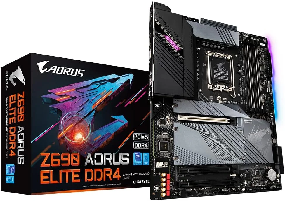 مادربرد گیگابایت Z690 AORUS ELITE DDR4 (rev. 1.0) Intel Z690 LGA 1700 ATX