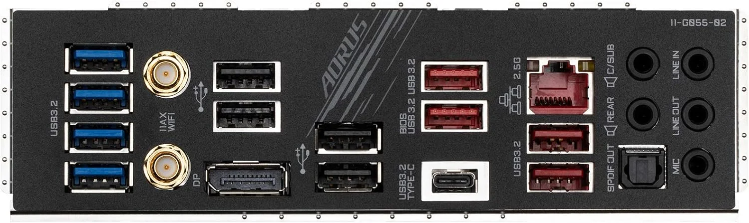 مادربرد گیمینگ GIGABYTE Z590 AORUS PRO AX (LGA 1200/Intel Z590/ATX/3x M.2/PCIe 4.0/USB 3.2 Gen2X2 Type-C/Intel WiFi 6/2.5GbE LAN)
