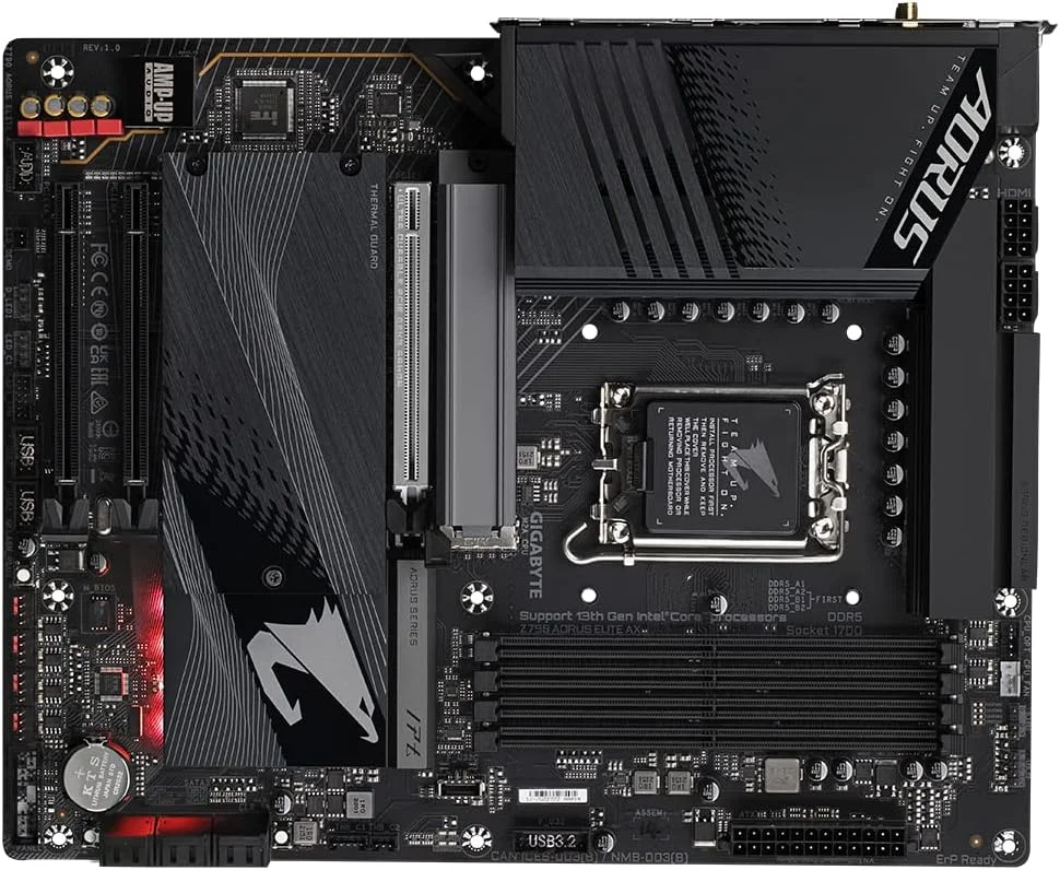 مادربرد گیگابایت Z790 AORUS ELITE AX اینتل Z790 LGA 1700 ATX مادربرد گیگابایت Z790 AORUS ELITE AX اینتل Z790 LGA 1700 ATX