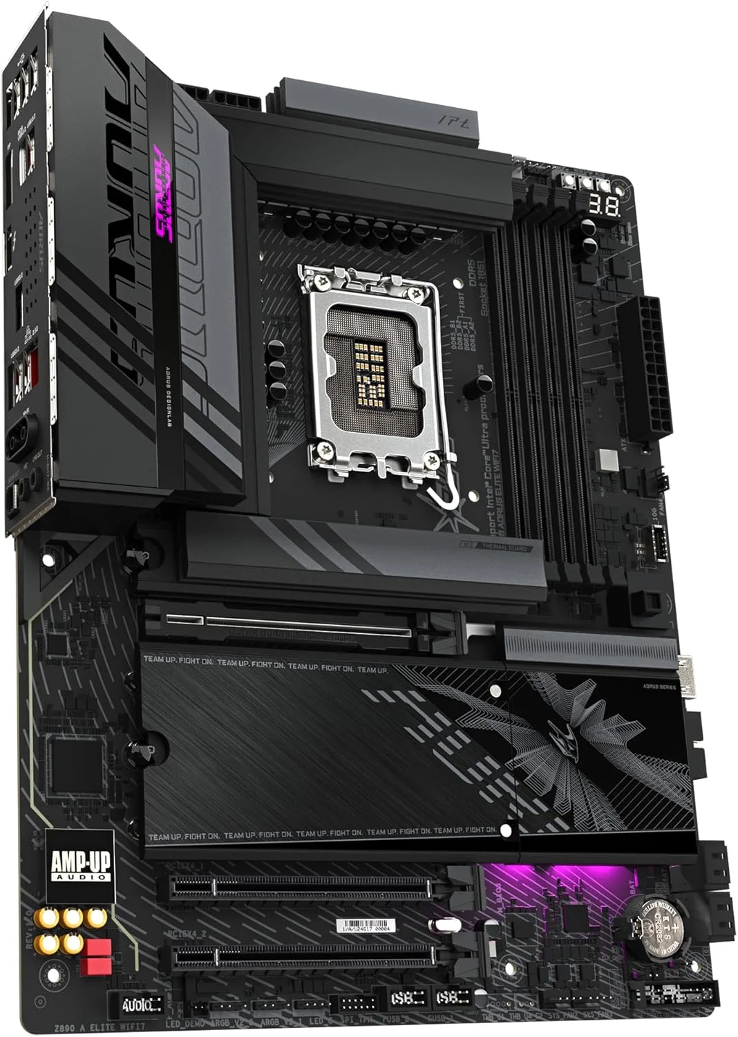 مادربرد GIGABYTE Z890 AORUS ELITE WIFI7 - پشتیبانی از پردازنده های Intel Core Ultra (سری 2)، VRM با 16+1+2 فاز، DDR5 تا 8800 مگاهرتز (OC)، 1xPCIe 5.0 + 3xPCIe 4.0، Wi-Fi 7، LAN 2.5GbE، Thunderbolt 4
