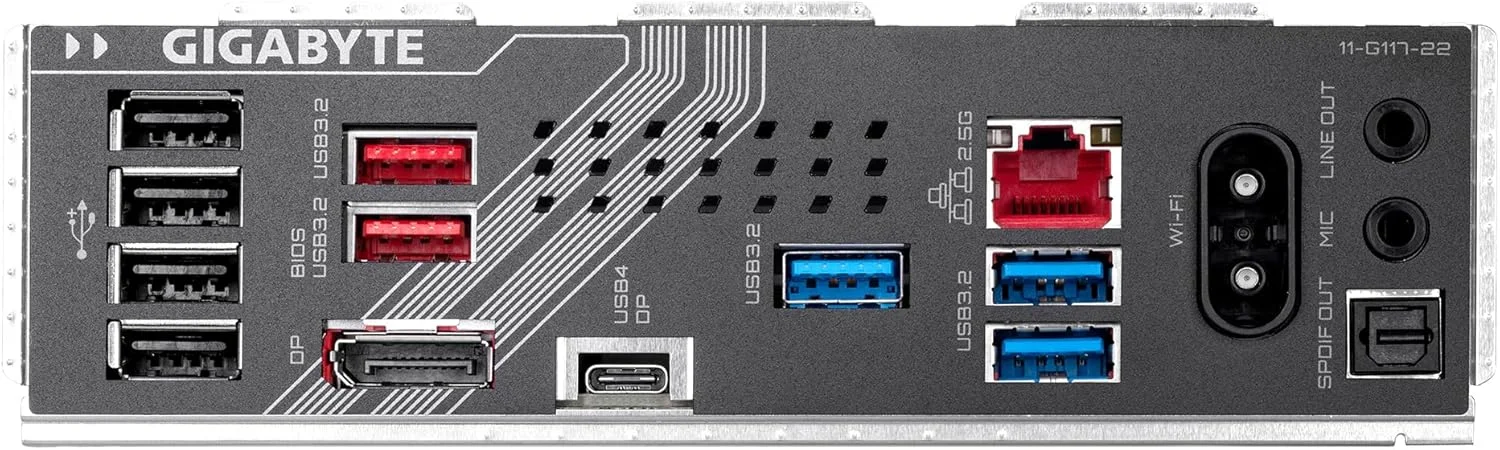مادربرد GIGABYTE Z890 GAMING X WIFI7 - پشتیبانی از پردازنده های Intel Core Ultra (سری 2)، VRM با 16+1+2 فاز، DDR5 تا 8800 مگاهرتز (OC)، 1xPCIe 5.0 + 3xPCIe 4.0، Wi-Fi 7، LAN 2.5GbE، Thunderbolt 4 مادربرد GIGABYTE Z890 GAMING X WIFI7 - پشتیبانی از پردازنده های Intel Core Ultra (سری 2)، VRM با 16+1+2 فاز، DDR5 تا 8800 مگاهرتز (OC)، 1xPCIe 5.0 + 3xPCIe 4.0، Wi-Fi 7، LAN 2.5GbE، Thunderbolt 4