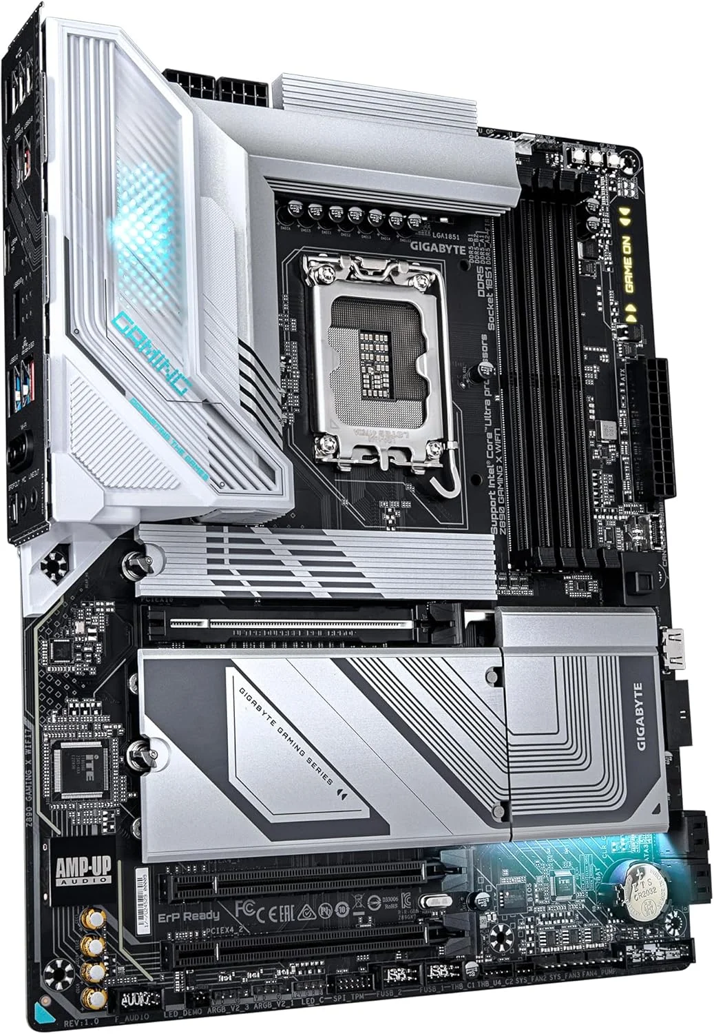 مادربرد GIGABYTE Z890 GAMING X WIFI7 - پشتیبانی از پردازنده های Intel Core Ultra (سری 2)، VRM با 16+1+2 فاز، DDR5 تا 8800 مگاهرتز (OC)، 1xPCIe 5.0 + 3xPCIe 4.0، Wi-Fi 7، LAN 2.5GbE، Thunderbolt 4