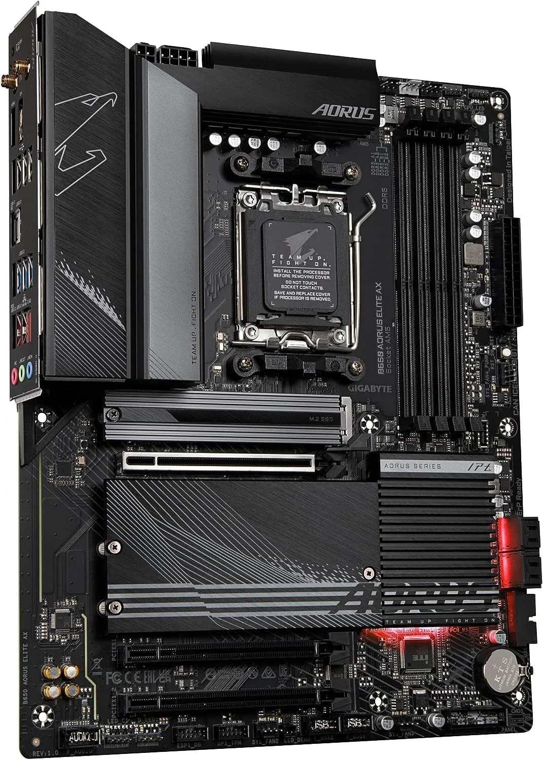 باندل پردازنده دسکتاپ آنلاک شده INLAND AMD Ryzen 7 7700X با 8 هسته و 16 رشته AM5 5.4 گیگاهرتز به همراه مادربرد گیمینگ GIGABYTE B650 AORUS Elite AX AM5 DDR5 ATX