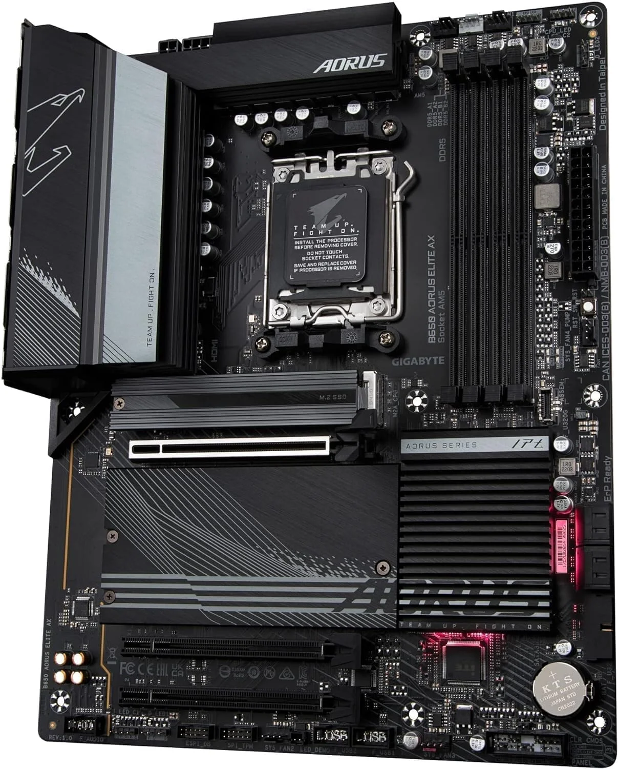 باندل پردازنده دسکتاپ آنلاک شده INLAND AMD Ryzen 7 7700X با 8 هسته و 16 رشته AM5 5.4 گیگاهرتز به همراه مادربرد گیمینگ GIGABYTE B650 AORUS Elite AX AM5 DDR5 ATX