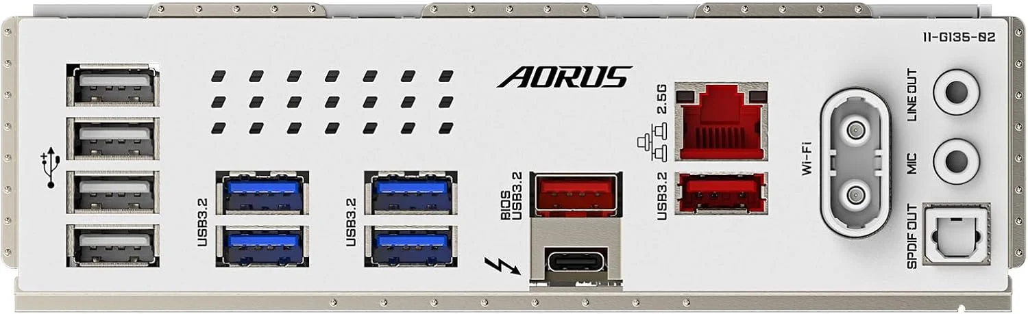 مادربرد GIGABYTE Z890 AORUS Elite X ICE Intel Core Ultra (سری 2) LGA 1851، ATX، DDR5، 5X M.2، PCIe 5.0، Thunderbolt 4، WIFI7، 2.5GbE LAN، EZ-Latch