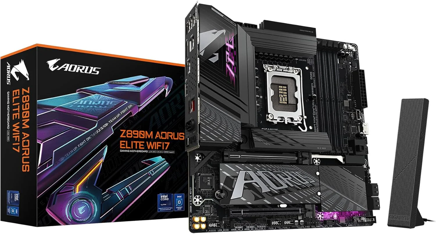 مادربرد GIGABYTE Z890M AORUS ELITE WIFI7 Micro ATX مدل MB6601