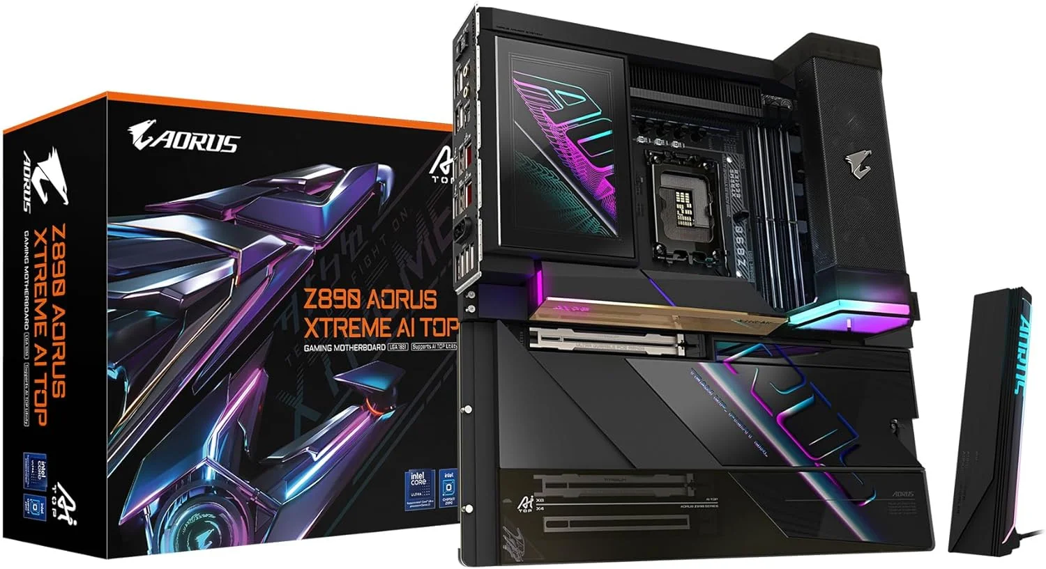مادربرد GIGABYTE Z890 AORUS XTREME AI TOP سازگار با پردازنده Intel Core Ultra (سری 2) E-ATX مدل Z890 A XTREME AI TOP MB6649