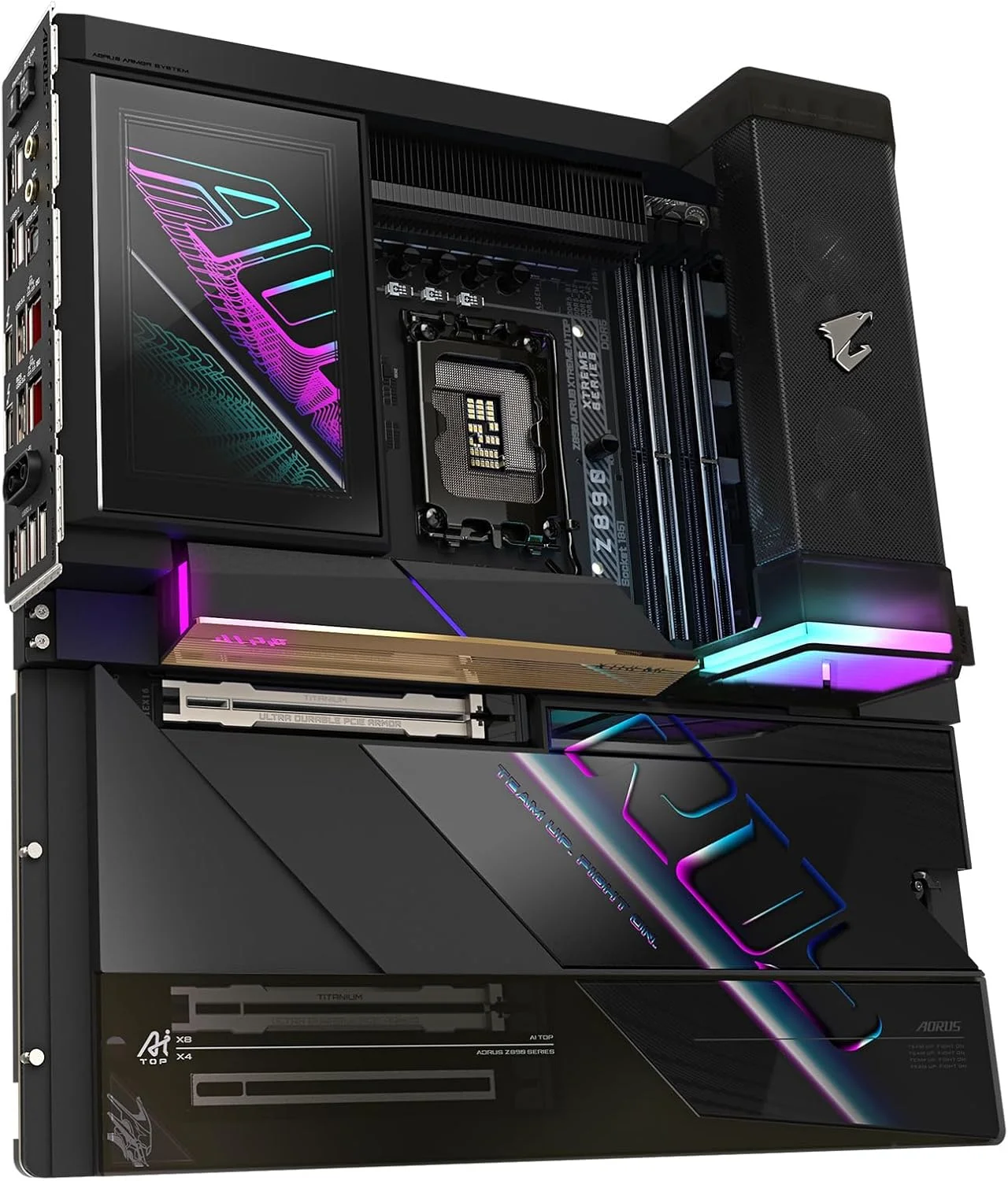 مادربرد GIGABYTE Z890 AORUS XTREME AI TOP سازگار با پردازنده Intel Core Ultra (سری 2) E-ATX مدل Z890 A XTREME AI TOP MB6649