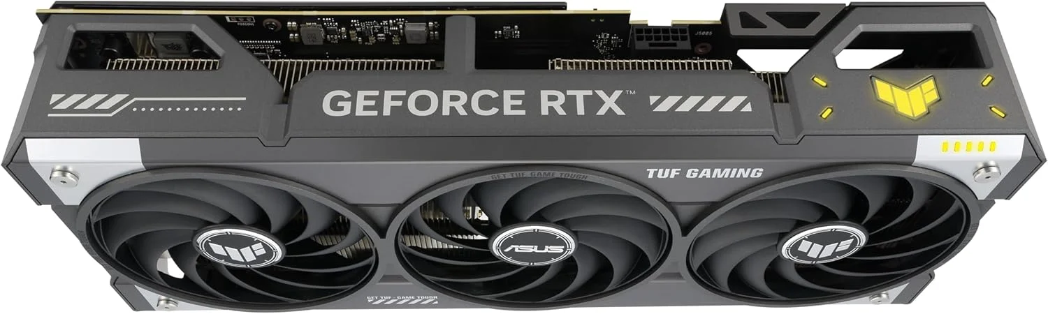 کارت گرافیک گیمینگ ایسوس TUF Gaming GeForce RTX ™ 5070 12GB GDDR7 OC Edition (PCIe® 5.0, HDMI®/DP 2.1, 3.125-slot, قطعات نظامی، پوشش محافظ PCB، فن های Axial-tech) کارت گرافیک گیمینگ ایسوس TUF Gaming GeForce RTX ™ 5070 12GB GDDR7 OC Edition (PCIe® 5.0, HDMI®/DP 2.1, 3.125-slot, قطعات نظامی، پوشش محافظ PCB، فن های Axial-tech)