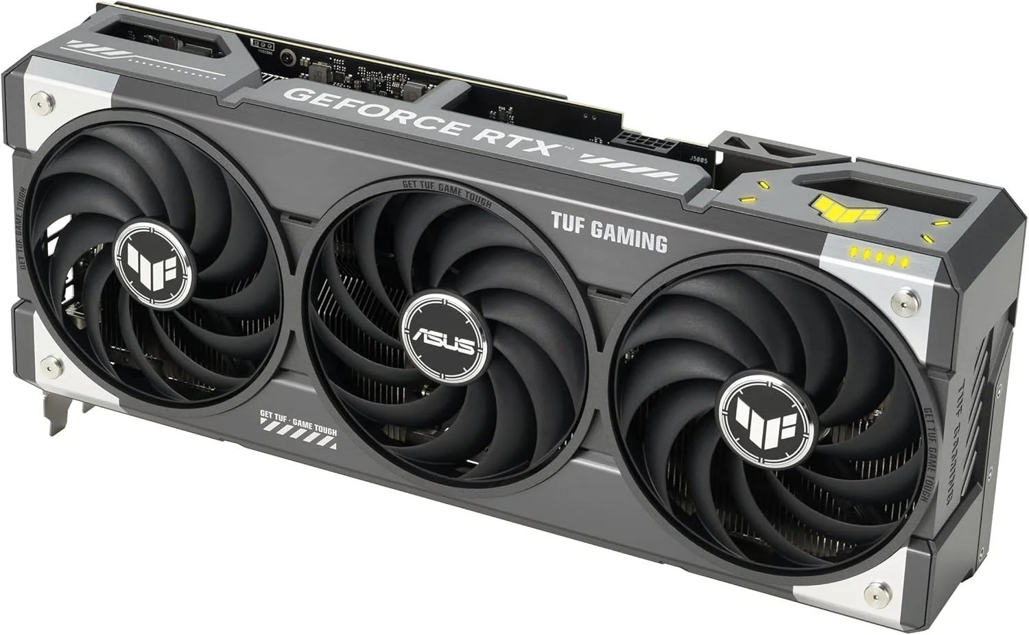 کارت گرافیک گیمینگ ایسوس TUF Gaming GeForce RTX ™ 5070 12GB GDDR7 OC Edition (PCIe® 5.0, HDMI®/DP 2.1, 3.125-slot, قطعات نظامی، پوشش محافظ PCB، فن های Axial-tech) کارت گرافیک گیمینگ ایسوس TUF Gaming GeForce RTX ™ 5070 12GB GDDR7 OC Edition (PCIe® 5.0, HDMI®/DP 2.1, 3.125-slot, قطعات نظامی، پوشش محافظ PCB، فن های Axial-tech)