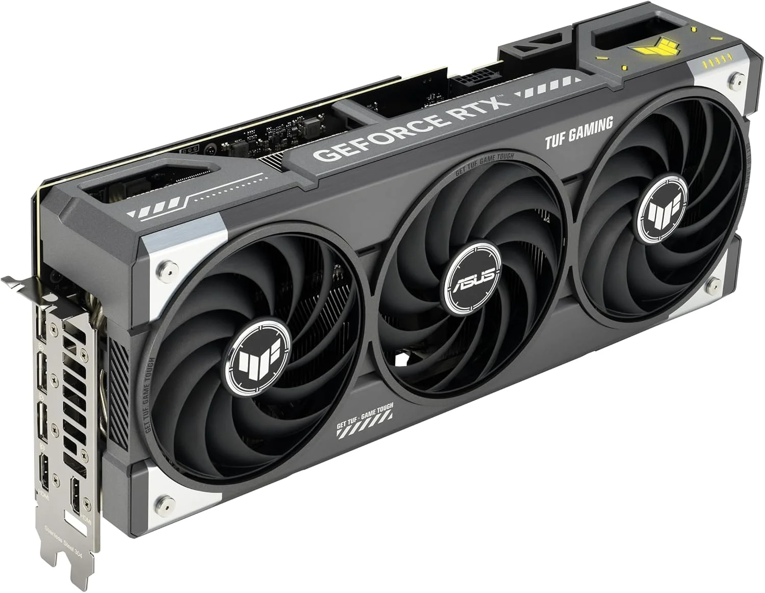 کارت گرافیک گیمینگ ایسوس TUF Gaming GeForce RTX ™ 5070 12GB GDDR7 OC Edition (PCIe® 5.0, HDMI®/DP 2.1, 3.125-slot, قطعات نظامی، پوشش محافظ PCB، فن های Axial-tech) کارت گرافیک گیمینگ ایسوس TUF Gaming GeForce RTX ™ 5070 12GB GDDR7 OC Edition (PCIe® 5.0, HDMI®/DP 2.1, 3.125-slot, قطعات نظامی، پوشش محافظ PCB، فن های Axial-tech)