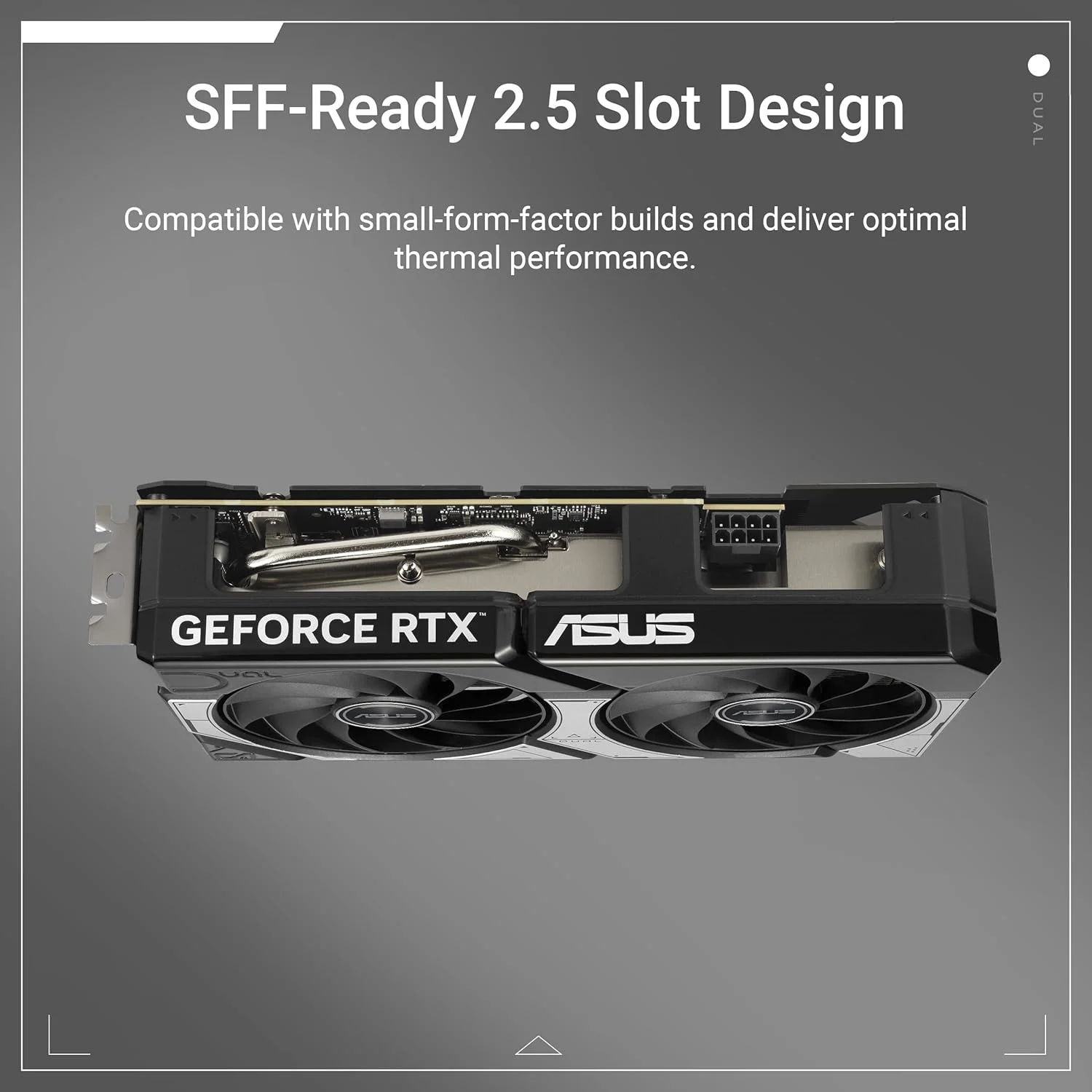 کارت گرافیک ایسوس Dual GeForce RTX 5060 Ti 16GB GDDR7 OC Edition (PCIe 5.0، 16GB GDDR7، DLSS 4، HDMI 2.1b، DisplayPort 2.1b، طراحی 2.5 اسلات، طراحی فن Axial-tech، فناوری 0dB و موارد دیگر) کارت گرافیک ایسوس Dual GeForce RTX 5060 Ti 16GB GDDR7 OC Edition (PCIe 5.0، 16GB GDDR7، DLSS 4، HDMI 2.1b، DisplayPort 2.1b، طراحی 2.5 اسلات، طراحی فن Axial-tech، فناوری 0dB و موارد دیگر)