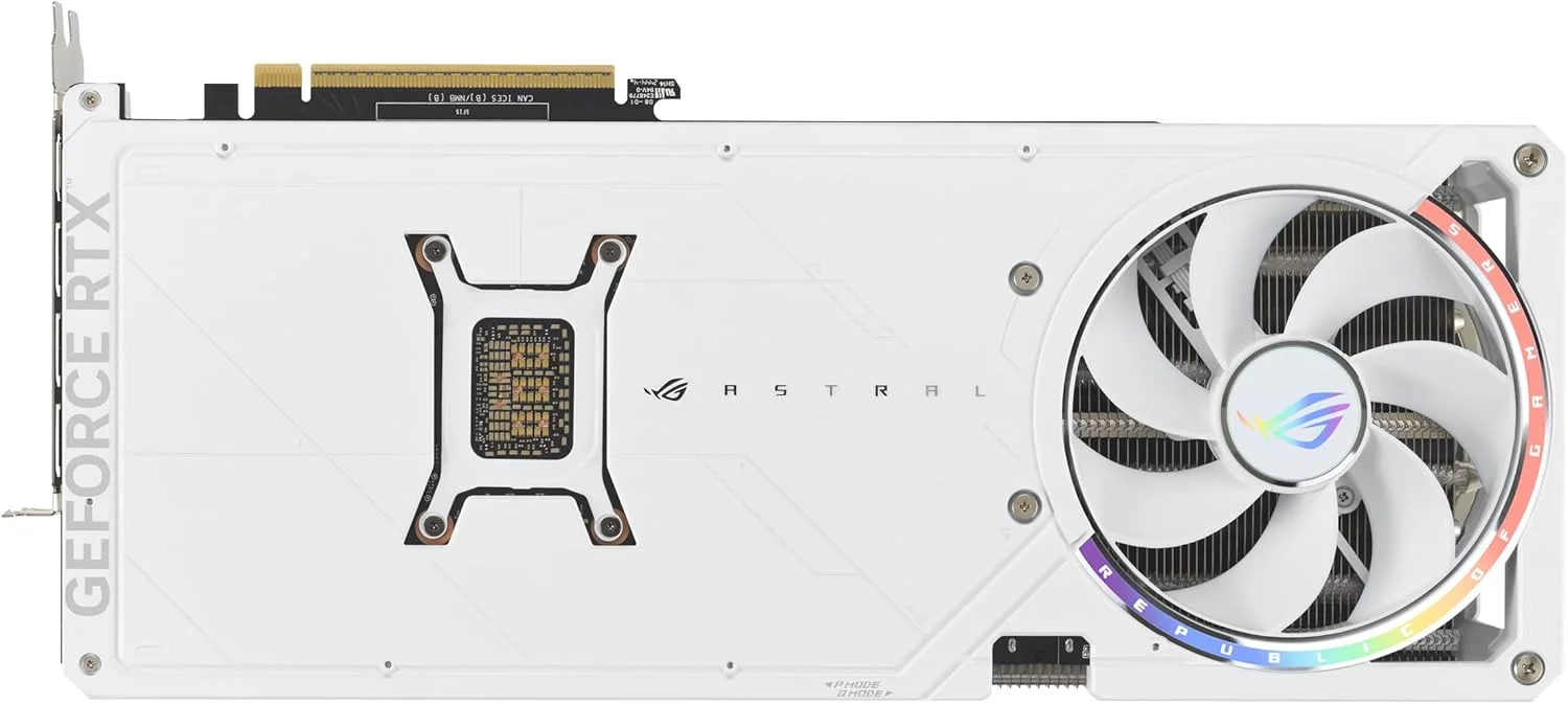 کارت گرافیک ایسوس ROG Astral GeForce RTX™ 5080 16GB GDDR7 White OC Edition - کارت گرافیک چهار فن با ارائه جریان هوا و فشار هوای بیسابقه برای عملکرد بهینه کارت گرافیک ایسوس ROG Astral GeForce RTX™ 5080 16GB GDDR7 White OC Edition - کارت گرافیک چهار فن با ارائه جریان هوا و فشار هوای بیسابقه برای عملکرد بهینه