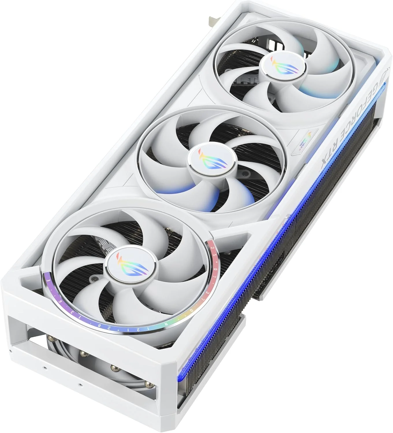 کارت گرافیک ایسوس ROG Astral GeForce RTX™ 5080 16GB GDDR7 White OC Edition - کارت گرافیک چهار فن با ارائه جریان هوا و فشار هوای بیسابقه برای عملکرد بهینه کارت گرافیک ایسوس ROG Astral GeForce RTX™ 5080 16GB GDDR7 White OC Edition - کارت گرافیک چهار فن با ارائه جریان هوا و فشار هوای بیسابقه برای عملکرد بهینه