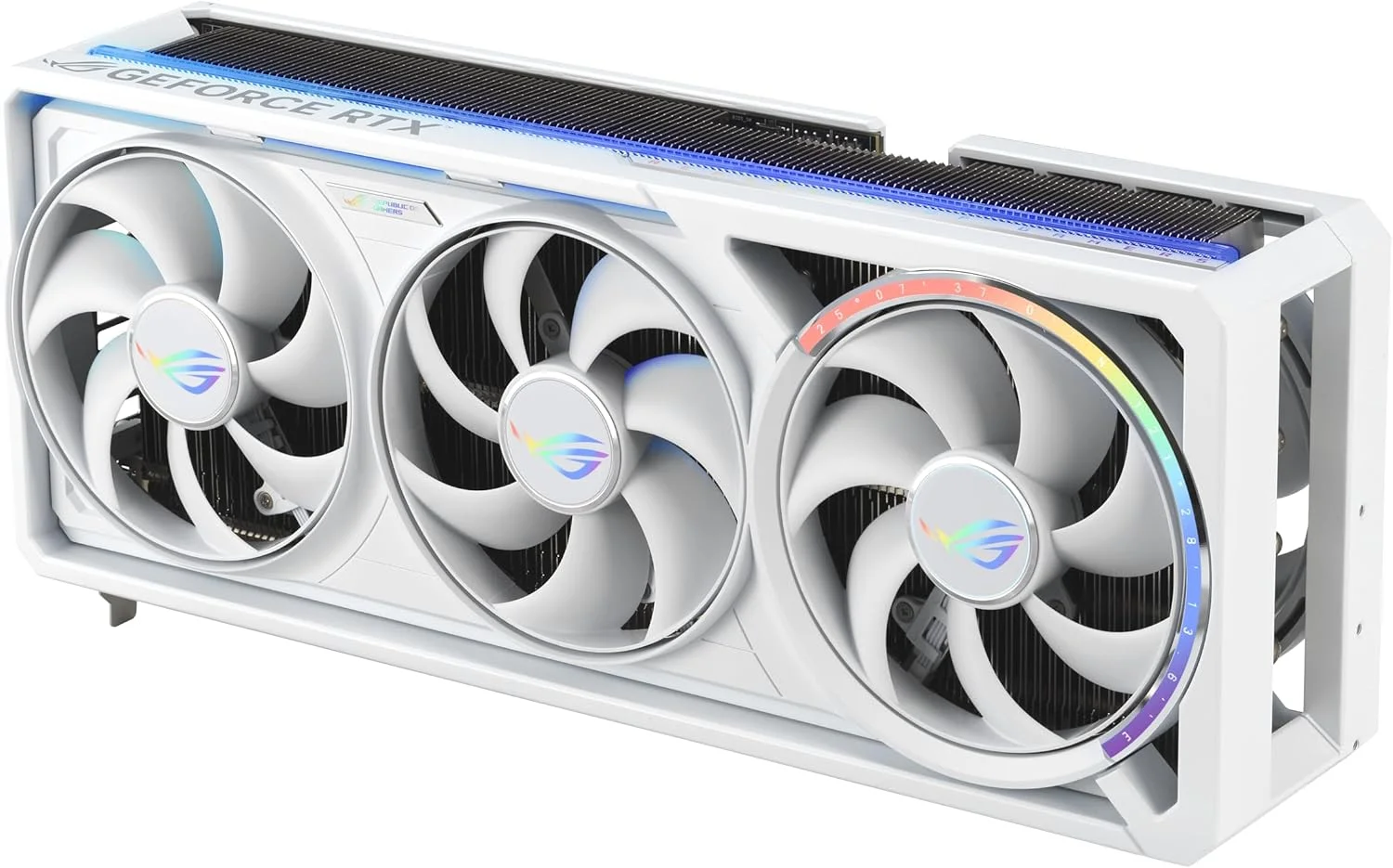 کارت گرافیک ایسوس ROG Astral GeForce RTX™ 5080 16GB GDDR7 White OC Edition - کارت گرافیک چهار فن با ارائه جریان هوا و فشار هوای بیسابقه برای عملکرد بهینه کارت گرافیک ایسوس ROG Astral GeForce RTX™ 5080 16GB GDDR7 White OC Edition - کارت گرافیک چهار فن با ارائه جریان هوا و فشار هوای بیسابقه برای عملکرد بهینه
