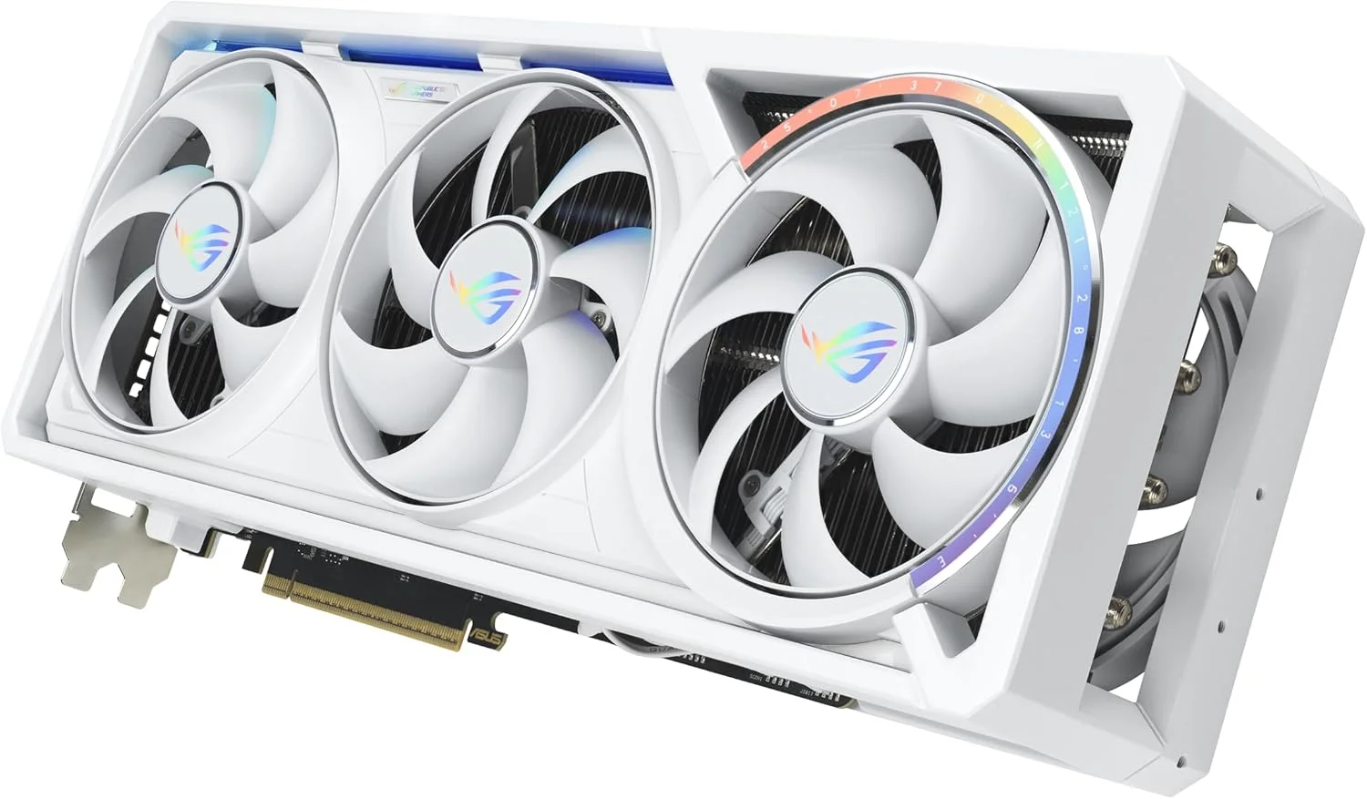کارت گرافیک ایسوس ROG Astral GeForce RTX™ 5080 16GB GDDR7 White OC Edition - کارت گرافیک چهار فن با ارائه جریان هوا و فشار هوای بیسابقه برای عملکرد بهینه کارت گرافیک ایسوس ROG Astral GeForce RTX™ 5080 16GB GDDR7 White OC Edition - کارت گرافیک چهار فن با ارائه جریان هوا و فشار هوای بیسابقه برای عملکرد بهینه