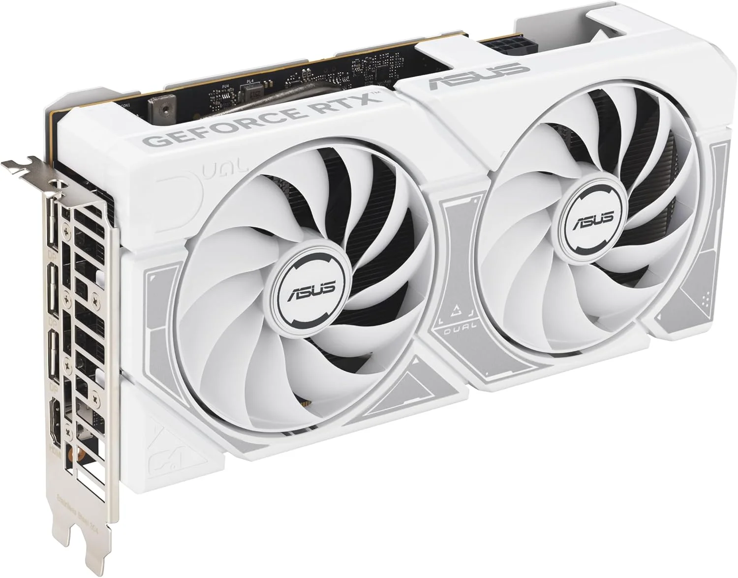 کارت گرافیک ایسوس DUAL NVIDIA GeForce RTX 5060 OC Edition 8GB GDDR7 | PCIE 5.0 | سفید با دو فن | DUAL-RTX5060-O8G-WHITE,90YV0N15-M0NA00 کارت گرافیک ایسوس DUAL NVIDIA GeForce RTX 5060 OC Edition 8GB GDDR7 | PCIE 5.0 | سفید با دو فن | DUAL-RTX5060-O8G-WHITE,90YV0N15-M0NA00