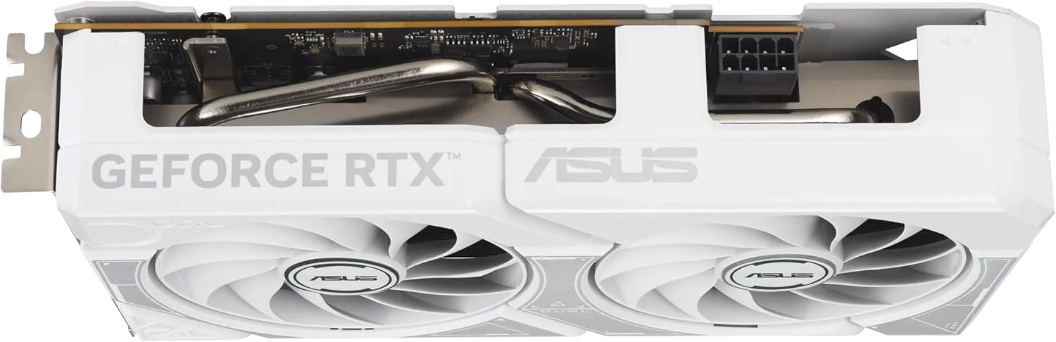 کارت گرافیک ایسوس DUAL NVIDIA GeForce RTX 5060 OC Edition 8GB GDDR7 | PCIE 5.0 | سفید با دو فن | DUAL-RTX5060-O8G-WHITE,90YV0N15-M0NA00 کارت گرافیک ایسوس DUAL NVIDIA GeForce RTX 5060 OC Edition 8GB GDDR7 | PCIE 5.0 | سفید با دو فن | DUAL-RTX5060-O8G-WHITE,90YV0N15-M0NA00