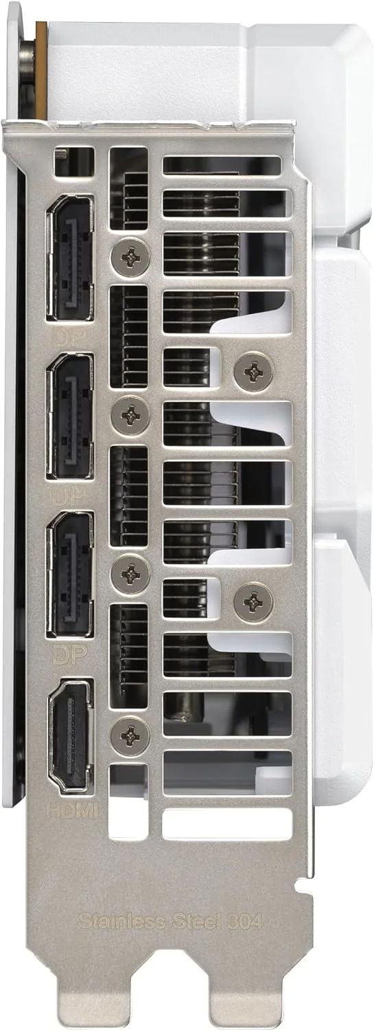 کارت گرافیک ایسوس DUAL NVIDIA GeForce RTX 5060 OC Edition 8GB GDDR7 | PCIE 5.0 | سفید با دو فن | DUAL-RTX5060-O8G-WHITE,90YV0N15-M0NA00 کارت گرافیک ایسوس DUAL NVIDIA GeForce RTX 5060 OC Edition 8GB GDDR7 | PCIE 5.0 | سفید با دو فن | DUAL-RTX5060-O8G-WHITE,90YV0N15-M0NA00