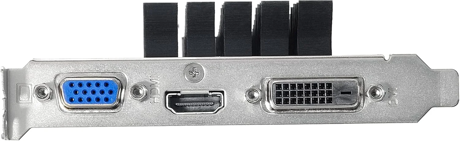 کارت گرافیک ایسوس GeForce GT 730 2GB GDDR5 با پروفایل پایین برای سیستم های HTPC بی صدا (همراه با براکت های پورت ورودی/خروجی) کارت گرافیک ایسوس GeForce GT 730 2GB GDDR5 با پروفایل پایین برای سیستم های HTPC بی صدا (همراه با براکت های پورت ورودی/خروجی)