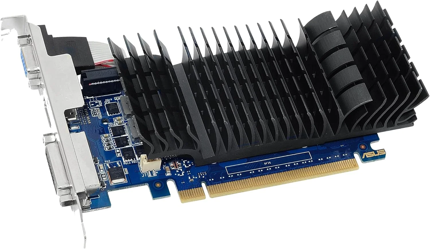 کارت گرافیک ایسوس GeForce GT 730 2GB GDDR5 با پروفایل پایین برای سیستم های HTPC بی صدا (همراه با براکت های پورت ورودی/خروجی) کارت گرافیک ایسوس GeForce GT 730 2GB GDDR5 با پروفایل پایین برای سیستم های HTPC بی صدا (همراه با براکت های پورت ورودی/خروجی)