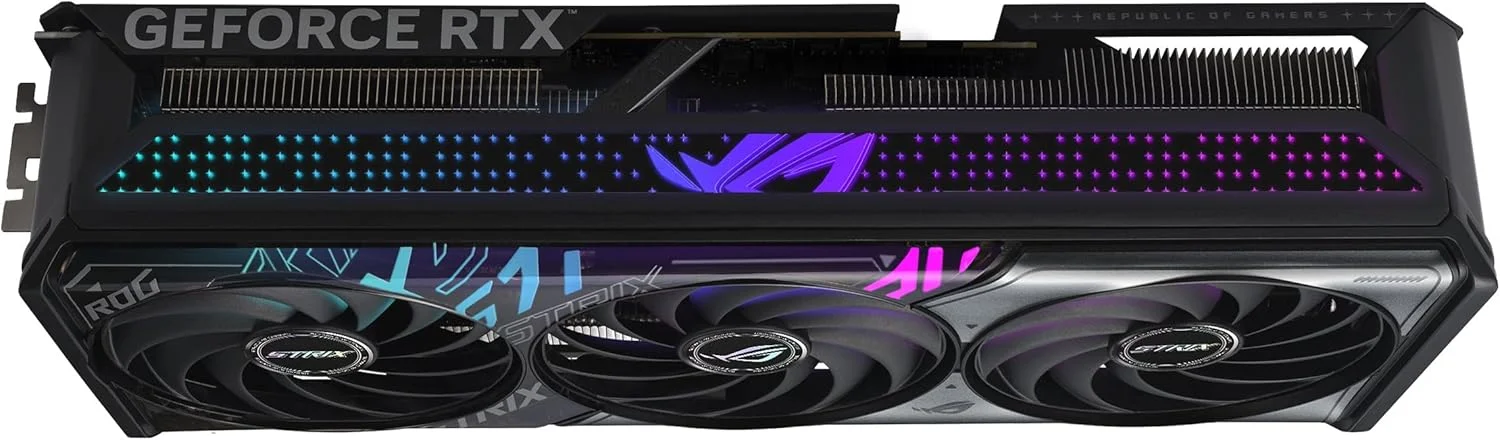 کارت گرافیک گیمینگ ایسوس ROG Strix GeForce RTX 5070 OC Edition با 12 گیگابایت حافظه GDDR7 (Nvidia GeForce RTX5070 DLSS 4، طراحی 3.2 اسلات، PCIe 5.0، 3X DisplayPort 2.1b، 2X HDMI 2.1b، ROG-STRIX-RTX5070-12G GAMING) کارت گرافیک گیمینگ ایسوس ROG Strix GeForce RTX 5070 OC Edition با 12 گیگابایت حافظه GDDR7 (Nvidia GeForce RTX5070 DLSS 4، طراحی 3.2 اسلات، PCIe 5.0، 3X DisplayPort 2.1b، 2X HDMI 2.1b، ROG-STRIX-RTX5070-12G GAMING)