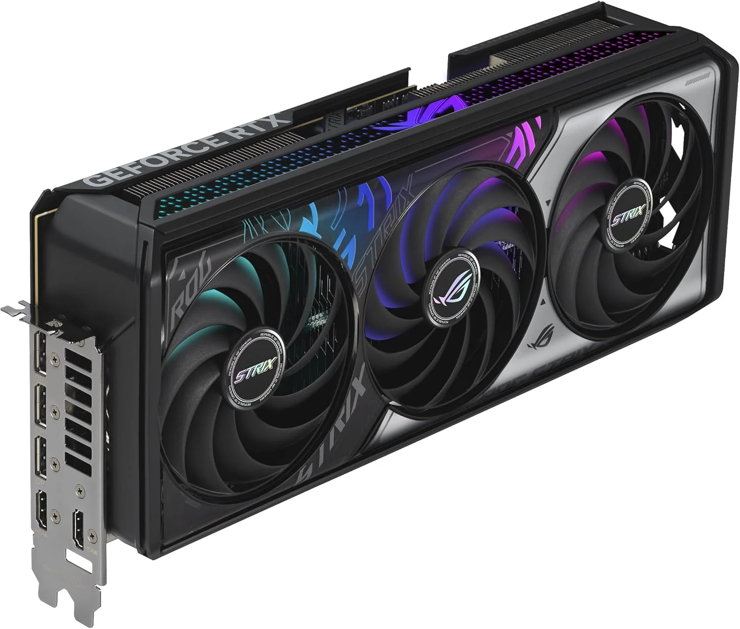 کارت گرافیک ایسوس ROG Strix GeForce RTX™ 5070 OC Edition با 12 گیگابایت حافظه GDDR7 (PCIe® 5.0، 12GB GDDR7، HDMI®/DP 2.1، 3.2-Slot، فن های Axial-tech، طراحی MaxContact، پد حرارتی تغییر فاز GPU، Aura sync) کارت گرافیک ایسوس ROG Strix GeForce RTX™ 5070 OC Edition با 12 گیگابایت حافظه GDDR7 (PCIe® 5.0، 12GB GDDR7، HDMI®/DP 2.1، 3.2-Slot، فن های Axial-tech، طراحی MaxContact، پد حرارتی تغییر فاز GPU، Aura sync)