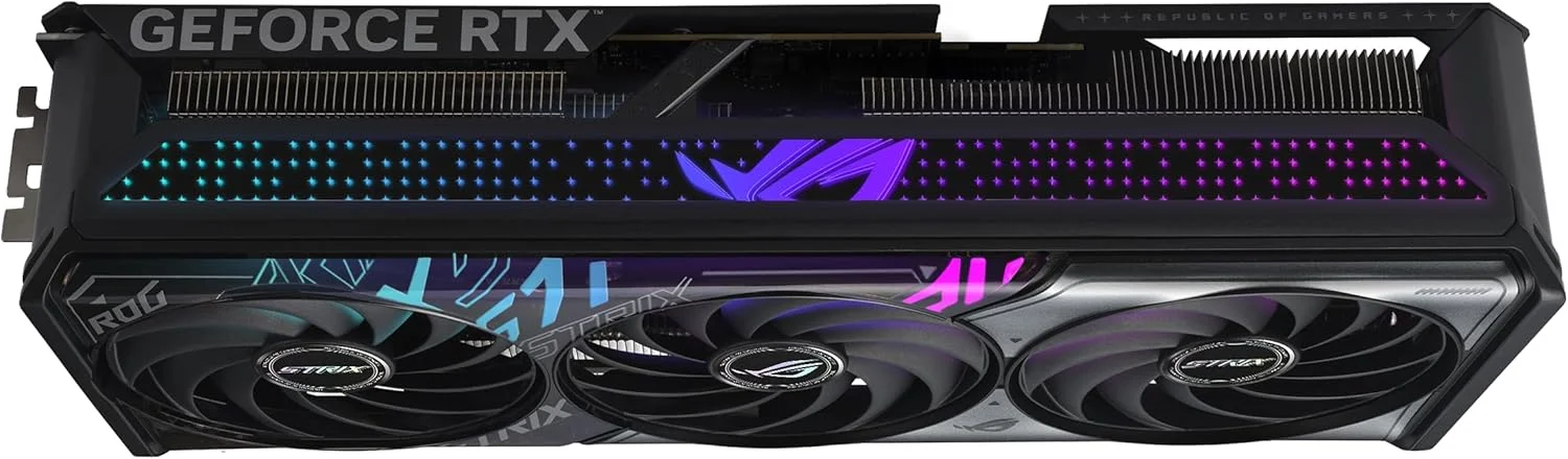 کارت گرافیک ایسوس ROG Strix GeForce RTX™ 5070 OC Edition با 12 گیگابایت حافظه GDDR7 (PCIe® 5.0، 12GB GDDR7، HDMI®/DP 2.1، 3.2-Slot، فن های Axial-tech، طراحی MaxContact، پد حرارتی تغییر فاز GPU، Aura sync) کارت گرافیک ایسوس ROG Strix GeForce RTX™ 5070 OC Edition با 12 گیگابایت حافظه GDDR7 (PCIe® 5.0، 12GB GDDR7، HDMI®/DP 2.1، 3.2-Slot، فن های Axial-tech، طراحی MaxContact، پد حرارتی تغییر فاز GPU، Aura sync)