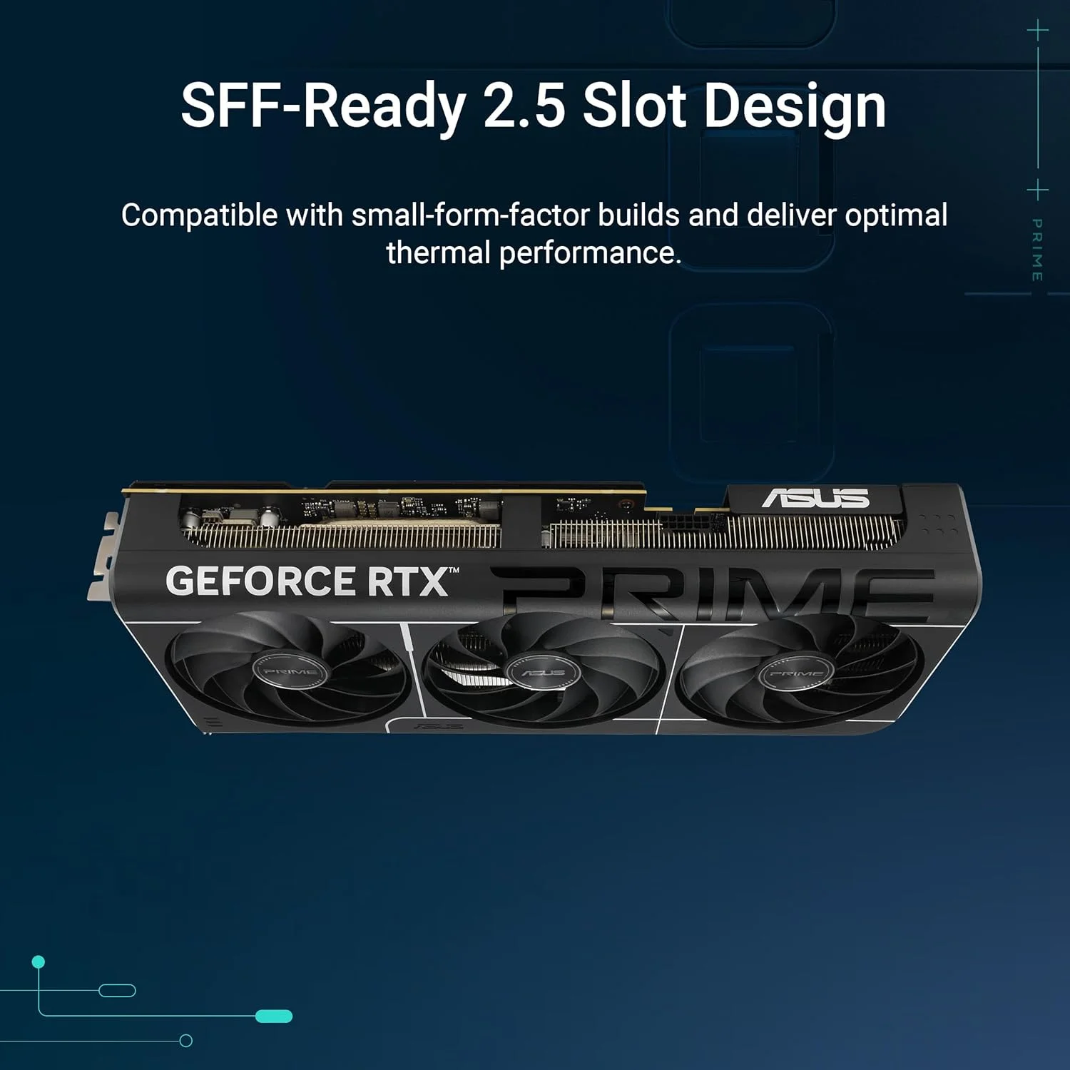 کارت گرافیک گیمینگ ایسوس Prime GeForce RTX 5080 OC Edition با 16 گیگابایت حافظه GDDR7 (Nvidia GeForce RTX5080، آماده SFF، سوییچ بایوس دوگانه، PCIe 5.0، 1x HDMI 2.1b، 3X DisplayPort 2.1a، PRIME-RTX5080-O16G) کارت گرافیک گیمینگ ایسوس Prime GeForce RTX 5080 OC Edition با 16 گیگابایت حافظه GDDR7 (Nvidia GeForce RTX5080، آماده SFF، سوییچ بایوس دوگانه، PCIe 5.0، 1x HDMI 2.1b، 3X DisplayPort 2.1a، PRIME-RTX5080-O16G)
