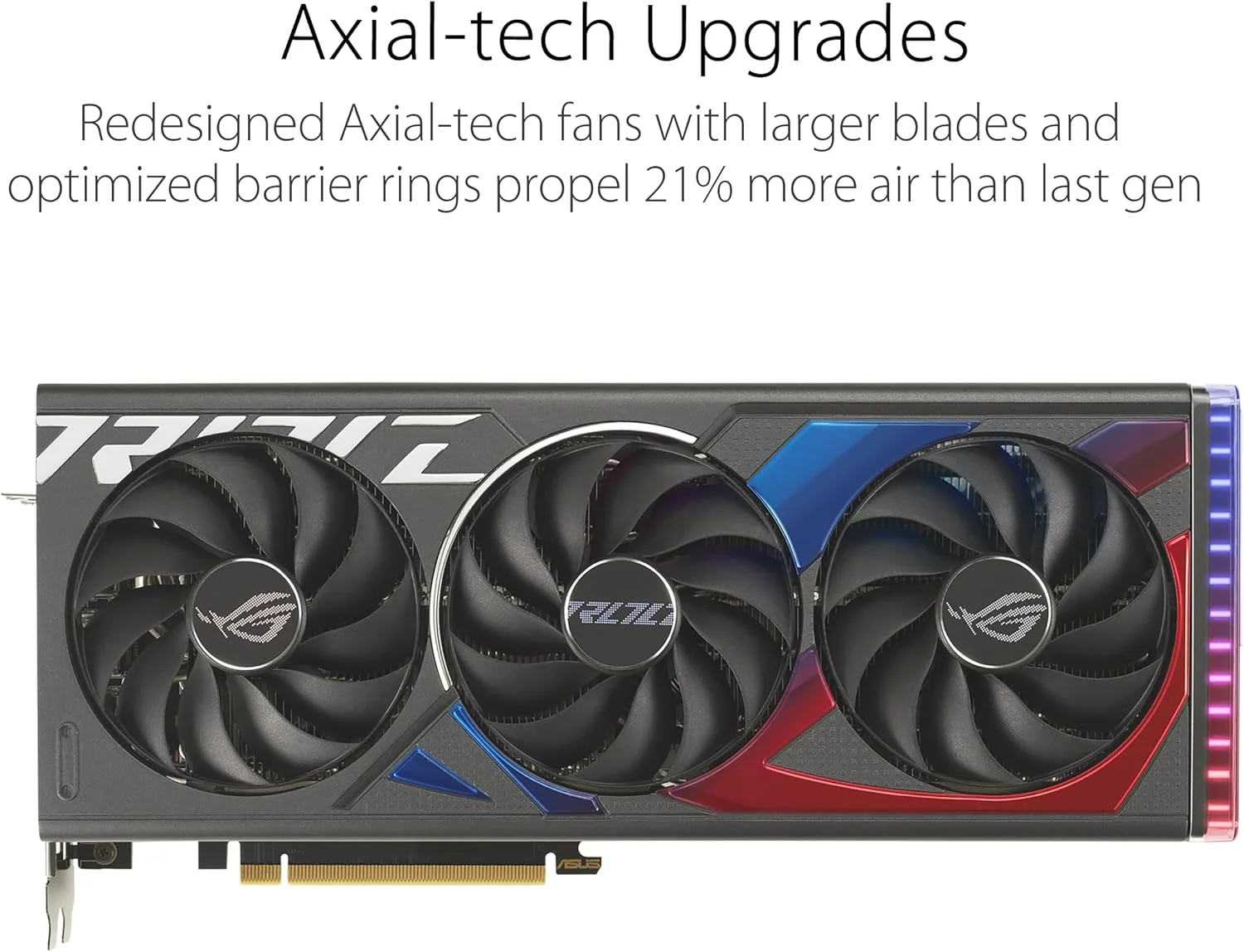 کارت گرافیک گیمینگ ایسوس ROG Strix GeForce RTX™ 4060 OC Edition (PCIe 4.0، 8GB GDDR6، DLSS 3، HDMI 2.1a، DisplayPort 1.4a، طراحی فن Axial-tech، Aura Sync، فناوری 0dB) کارت گرافیک گیمینگ ایسوس ROG Strix GeForce RTX™ 4060 OC Edition (PCIe 4.0، 8GB GDDR6، DLSS 3، HDMI 2.1a، DisplayPort 1.4a، طراحی فن Axial-tech، Aura Sync، فناوری 0dB)