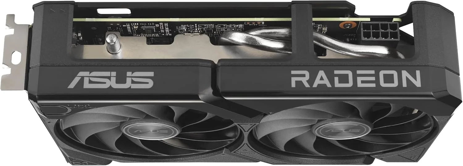 کارت گرافیک ASUS Dual Radeon™ RX 9060 XT 8GB GDDR6 (PCIe 5.0, HDMI 2.1b, DisplayPort 2.1a، طراحی 2.5 اسلات، طراحی فن Axial Technology، فناوری 0dB و موارد دیگر) کارت گرافیک ASUS Dual Radeon™ RX 9060 XT 8GB GDDR6 (PCIe 5.0, HDMI 2.1b, DisplayPort 2.1a، طراحی 2.5 اسلات، طراحی فن Axial Technology، فناوری 0dB و موارد دیگر)