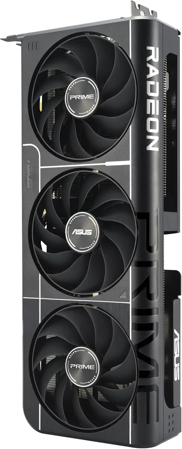 کارت گرافیک ایسوس Prime Radeon™ RX 9060 XT با 16 گیگابایت حافظه GDDR6 OC Edition (PCIe 5.0, HDMI/DP 2.1، طراحی 2.5 اسلات، فن های Axial-tech، بلبرینگ های دوگانه فن، بایوس دوگانه، محافظ GPU) کارت گرافیک ایسوس Prime Radeon™ RX 9060 XT با 16 گیگابایت حافظه GDDR6 OC Edition (PCIe 5.0, HDMI/DP 2.1، طراحی 2.5 اسلات، فن های Axial-tech، بلبرینگ های دوگانه فن، بایوس دوگانه، محافظ GPU)