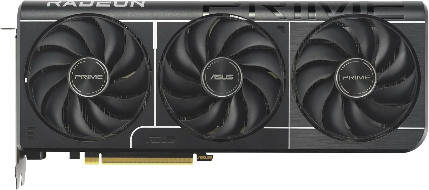 کارت گرافیک ایسوس Prime Radeon™ RX 9060 XT با 16 گیگابایت حافظه GDDR6 OC Edition (PCIe 5.0, HDMI/DP 2.1، طراحی 2.5 اسلات، فن های Axial-tech، بلبرینگ های دوگانه فن، بایوس دوگانه، محافظ GPU) کارت گرافیک ایسوس Prime Radeon™ RX 9060 XT با 16 گیگابایت حافظه GDDR6 OC Edition (PCIe 5.0, HDMI/DP 2.1، طراحی 2.5 اسلات، فن های Axial-tech، بلبرینگ های دوگانه فن، بایوس دوگانه، محافظ GPU)