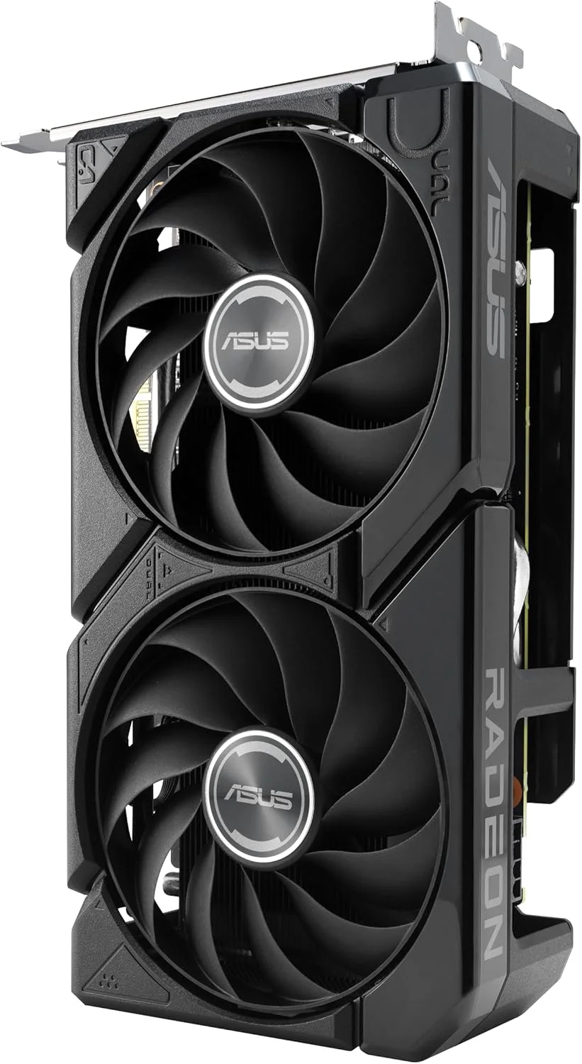 کارت گرافیک ASUS Dual Radeon™ RX 9060 XT 8GB GDDR6 (PCIe 5.0, HDMI 2.1b, DisplayPort 2.1a، طراحی 2.5 اسلات، طراحی فن Axial Technology، فناوری 0dB و موارد دیگر) کارت گرافیک ASUS Dual Radeon™ RX 9060 XT 8GB GDDR6 (PCIe 5.0, HDMI 2.1b, DisplayPort 2.1a، طراحی 2.5 اسلات، طراحی فن Axial Technology، فناوری 0dB و موارد دیگر)