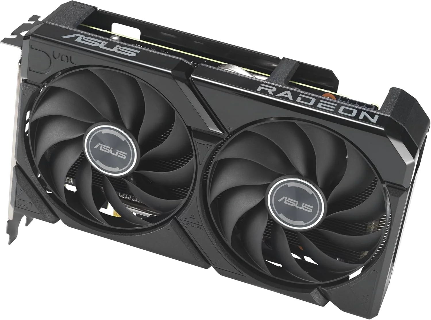 کارت گرافیک ASUS Dual Radeon™ RX 9060 XT 8GB GDDR6 (PCIe 5.0, HDMI 2.1b, DisplayPort 2.1a، طراحی 2.5 اسلات، طراحی فن Axial Technology، فناوری 0dB و موارد دیگر) کارت گرافیک ASUS Dual Radeon™ RX 9060 XT 8GB GDDR6 (PCIe 5.0, HDMI 2.1b, DisplayPort 2.1a، طراحی 2.5 اسلات، طراحی فن Axial Technology، فناوری 0dB و موارد دیگر)