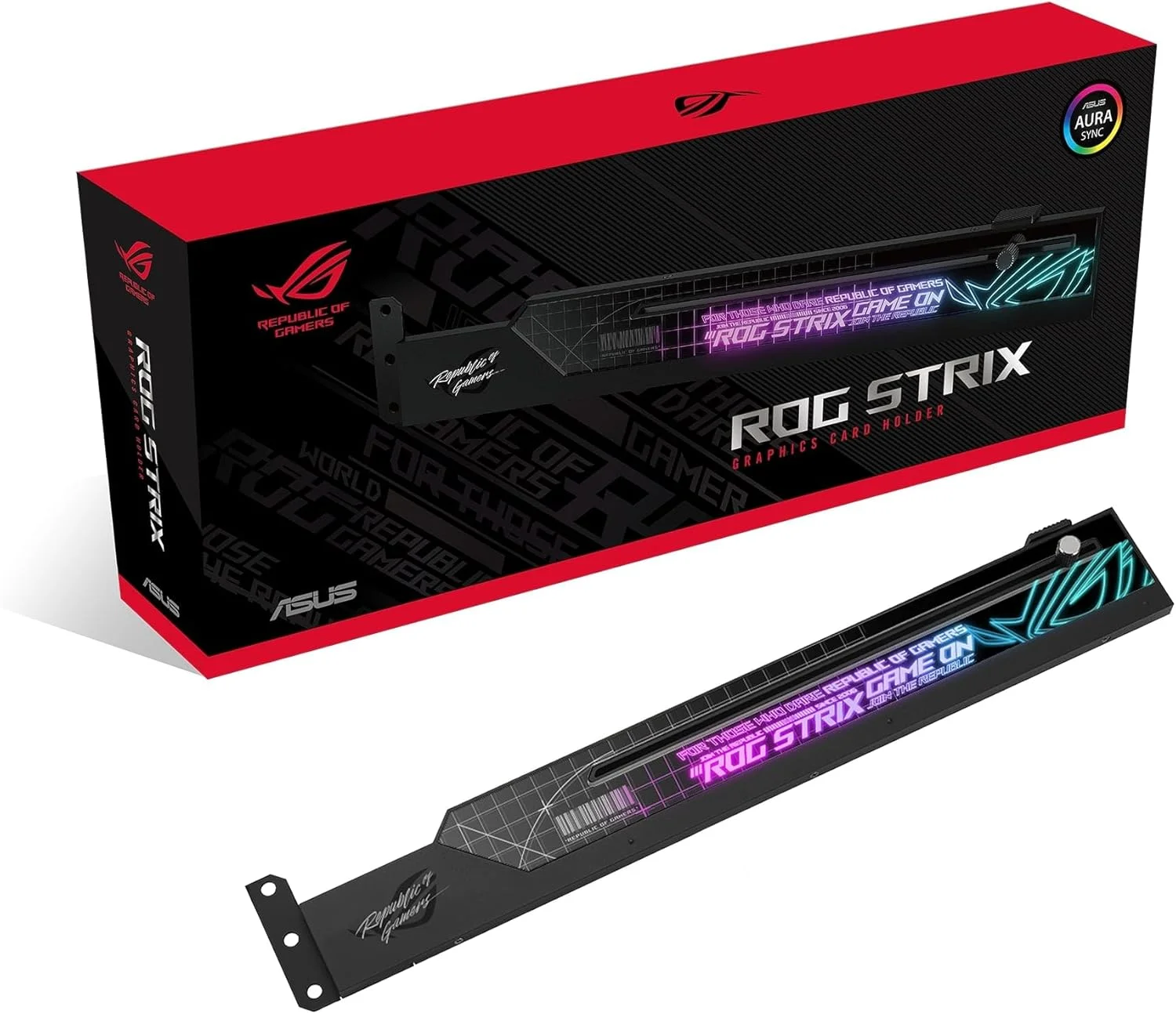 نگهدارنده کارت گرافیک ASUS ROG Strix با نورپردازی ARGB
