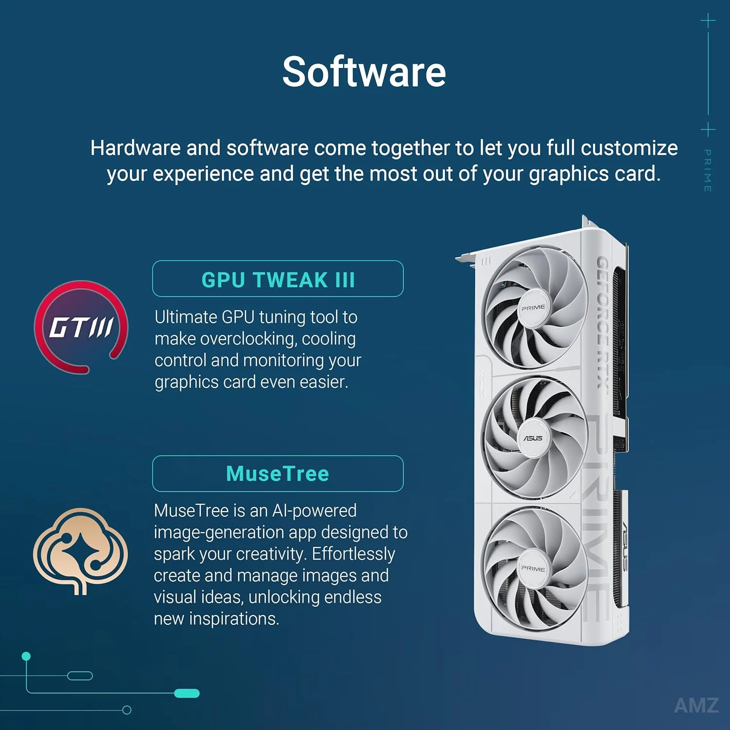 کارت گرافیک ایسوس Prime GeForce RTX™ 5070 12GB GDDR7 White OC Edition (PCIe® 5.0, 12GB GDDR7, HDMI®/DP 2.1, 2.5-اسلات، فن های Axial-tech، بایوس دوگانه) مناسب SFF کارت گرافیک ایسوس Prime GeForce RTX™ 5070 12GB GDDR7 White OC Edition (PCIe® 5.0, 12GB GDDR7, HDMI®/DP 2.1, 2.5-اسلات، فن های Axial-tech، بایوس دوگانه) مناسب SFF