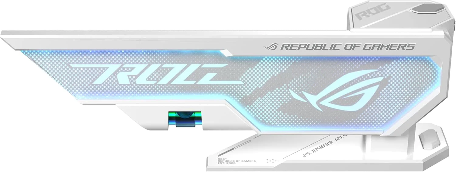 نگهدارنده کارت گرافیک ایسوس ROG Herculx نسخه سفید (طراحی بدون نیاز به ابزار، دارای تراز، آلیاژ روی جامد، 72-128 میلیمتر، Aura Sync) نگهدارنده کارت گرافیک ایسوس ROG Herculx نسخه سفید (طراحی بدون نیاز به ابزار، دارای تراز، آلیاژ روی جامد، 72-128 میلیمتر، Aura Sync)