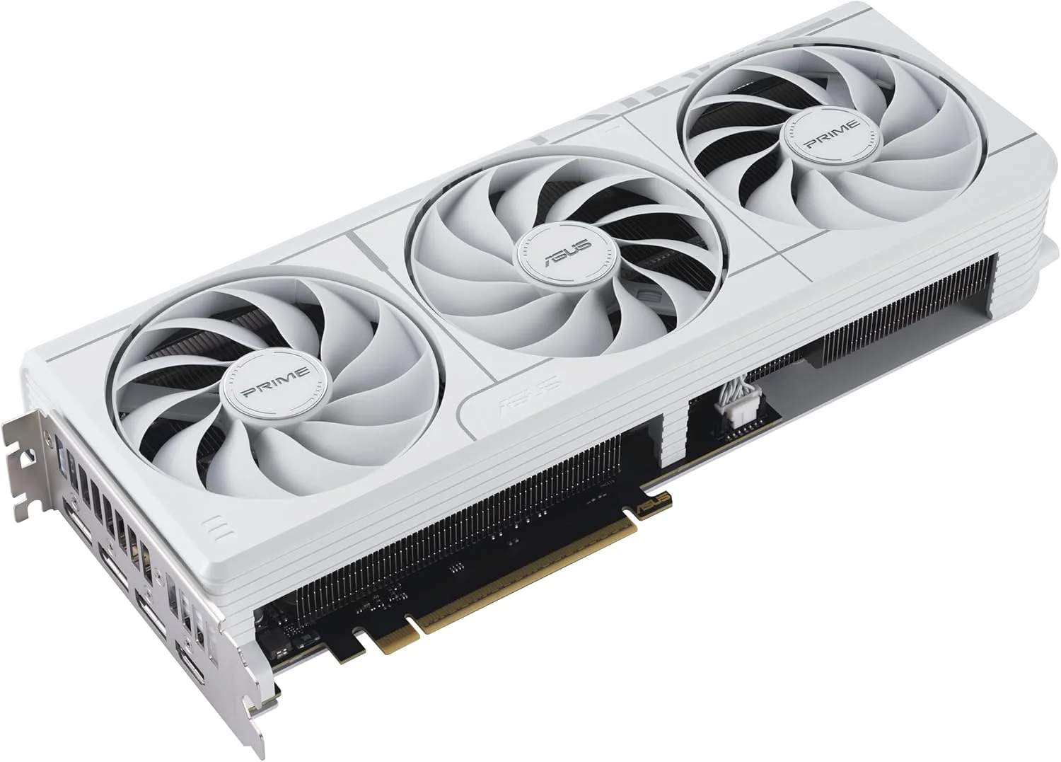کارت گرافیک ایسوس Prime GeForce RTX™ 5070 12GB GDDR7 White OC Edition (PCIe® 5.0, 12GB GDDR7, HDMI®/DP 2.1, 2.5-اسلات، فن های Axial-tech، بایوس دوگانه) مناسب SFF کارت گرافیک ایسوس Prime GeForce RTX™ 5070 12GB GDDR7 White OC Edition (PCIe® 5.0, 12GB GDDR7, HDMI®/DP 2.1, 2.5-اسلات، فن های Axial-tech، بایوس دوگانه) مناسب SFF