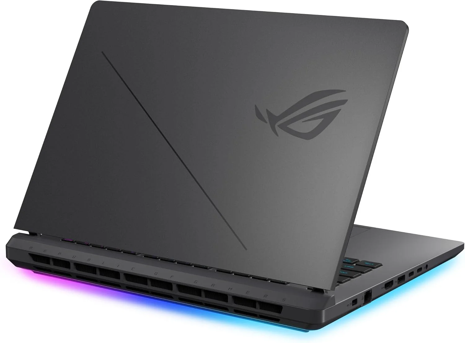 لپ تاپ گیمینگ ایسوس ROG Strix G16 (2025)، صفحه نمایش 16 اینچی FHD+ 16:10 165 هرتز/3 میلیثانیه، پردازنده گرافیکی لپ تاپ NVIDIA® GeForce RTX™ 5060، پردازنده Intel® Core™ i7 14650HX، حافظه 16 گیگابایتی DDR5، حافظه SSD 1 ترابایتی Gen 4، Wi-Fi 7، ویندوز 11 لپ تاپ گیمینگ ایسوس ROG Strix G16 (2025)، صفحه نمایش 16 اینچی FHD+ 16:10 165 هرتز/3 میلیثانیه، پردازنده گرافیکی لپ تاپ NVIDIA® GeForce RTX™ 5060، پردازنده Intel® Core™ i7 14650HX، حافظه 16 گیگابایتی DDR5، حافظه SSD 1 ترابایتی Gen 4، Wi-Fi 7، ویندوز 11