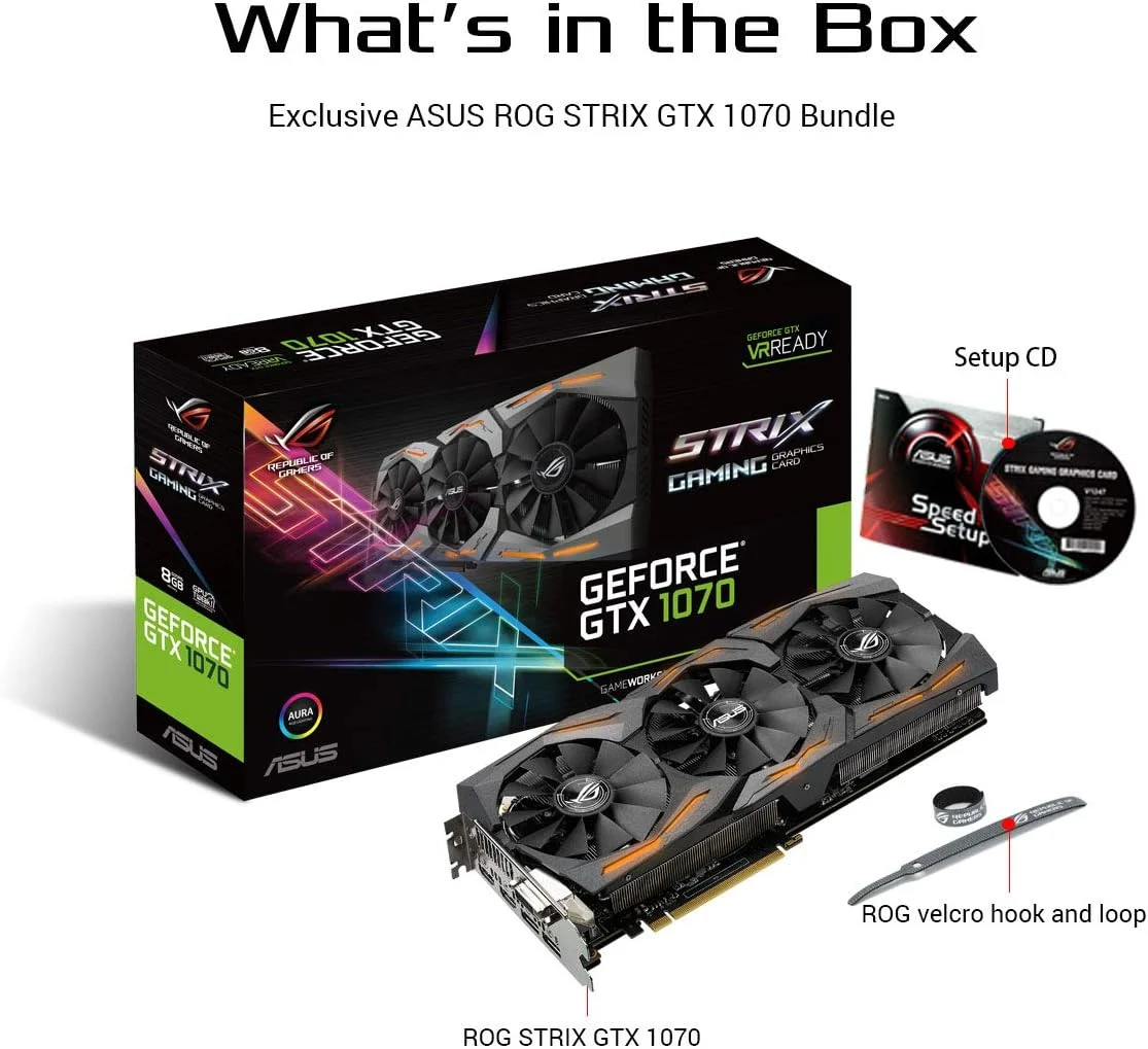 کارت گرافیک ایسوس مدل STRIX-GTX1070-8G Gaming کارت گرافیک ایسوس مدل STRIX-GTX1070-8G Gaming