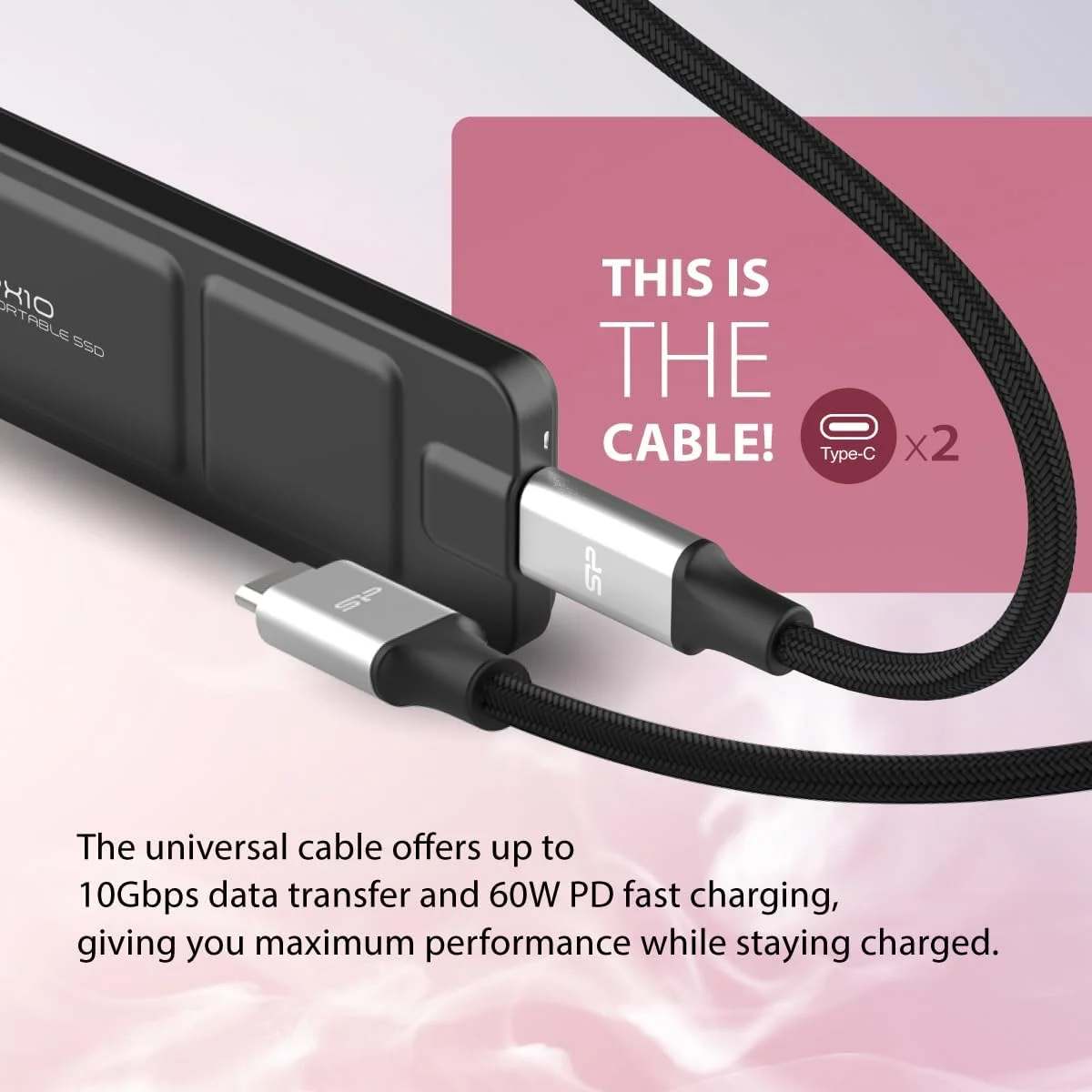 اس اس دی اکسترنال 2 ترابایتی سیلیکون پاور مدل PX10، USB 3.2 Gen 2، سرعت خواندن/نوشتن تا 1050 مگابایت بر ثانیه، مشکی اس اس دی اکسترنال 2 ترابایتی سیلیکون پاور مدل PX10، USB 3.2 Gen 2، سرعت خواندن/نوشتن تا 1050 مگابایت بر ثانیه، مشکی