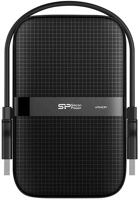 هارد اکسترنال سیلیکون پاور Armor A60 با ظرفیت 5000 گیگابایت - مشکی