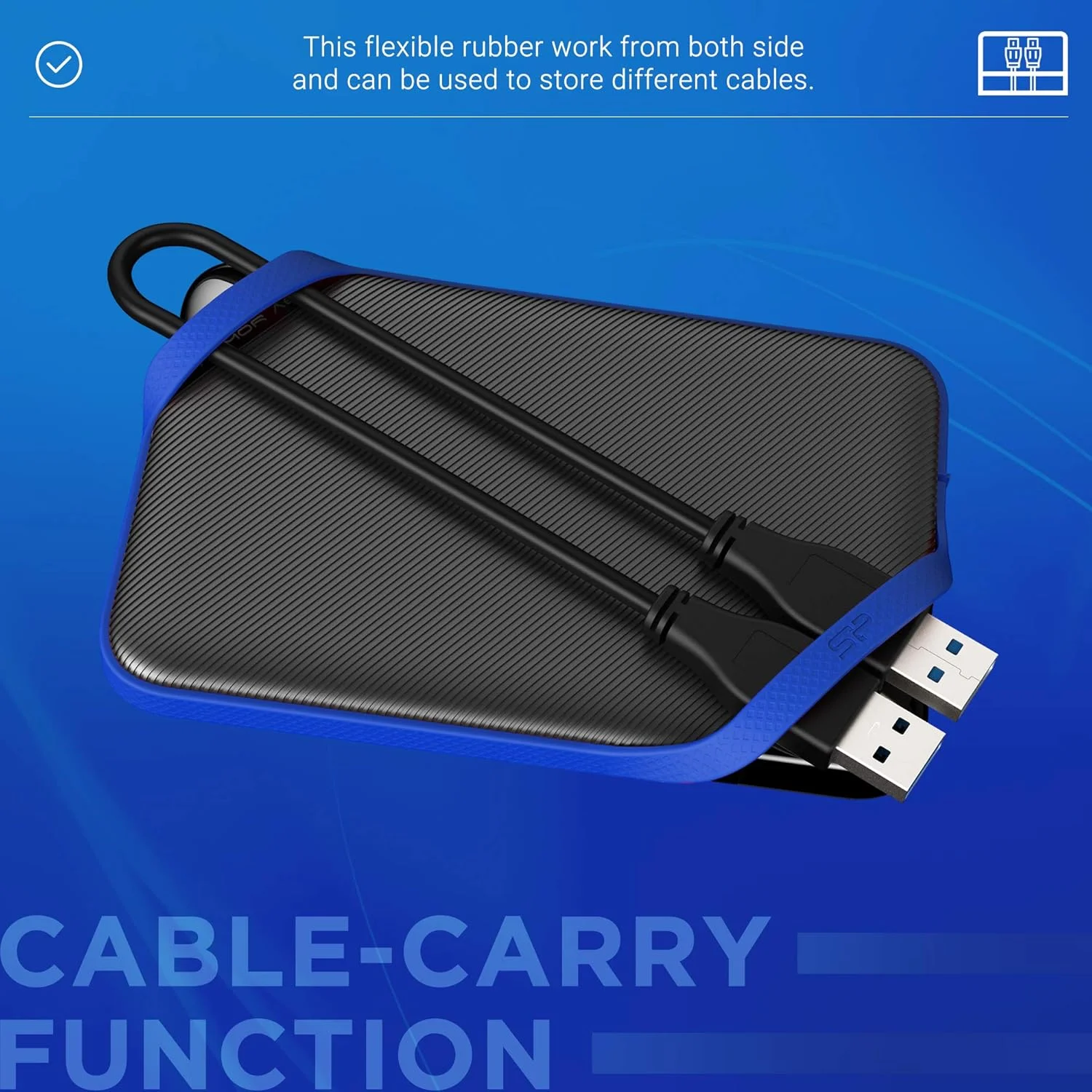 هارد اکسترنال گیمینگ سیلیکون پاور Armor A62 با ظرفیت 2 ترابایت، USB 3.0، ضد ضربه نظامی، قابل حمل برای کنسول های بازی PS5 PS4 Xbox، کامپیوتر رومیزی، لپ تاپ، PC و Mac، آبی هارد اکسترنال گیمینگ سیلیکون پاور Armor A62 با ظرفیت 2 ترابایت، USB 3.0، ضد ضربه نظامی، قابل حمل برای کنسول های بازی PS5 PS4 Xbox، کامپیوتر رومیزی، لپ تاپ، PC و Mac، آبی