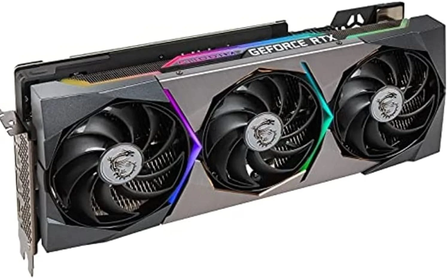 کارت گرافیک گیمینگ ام اس آی GeForce RTX 3070 Ti Suprim X 8G، با 8 گیگابایت حافظه GDDR6X، نسل چهارم PCI Express و سرعت 19 گیگابیت بر ثانیه