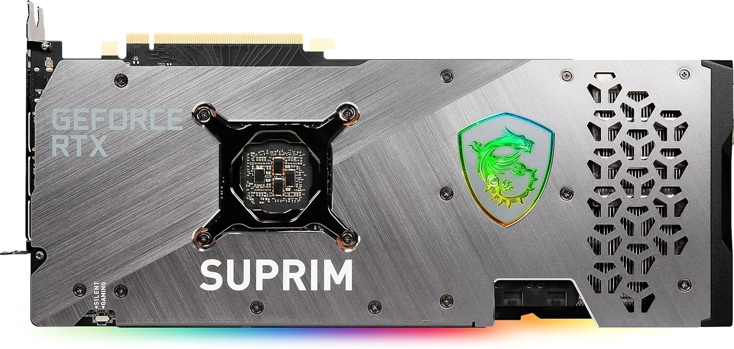 کارت گرافیک گیمینگ ام اس آی GeForce RTX 3070 Ti Suprim X 8G، با 8 گیگابایت حافظه GDDR6X، نسل چهارم PCI Express و سرعت 19 گیگابیت بر ثانیه