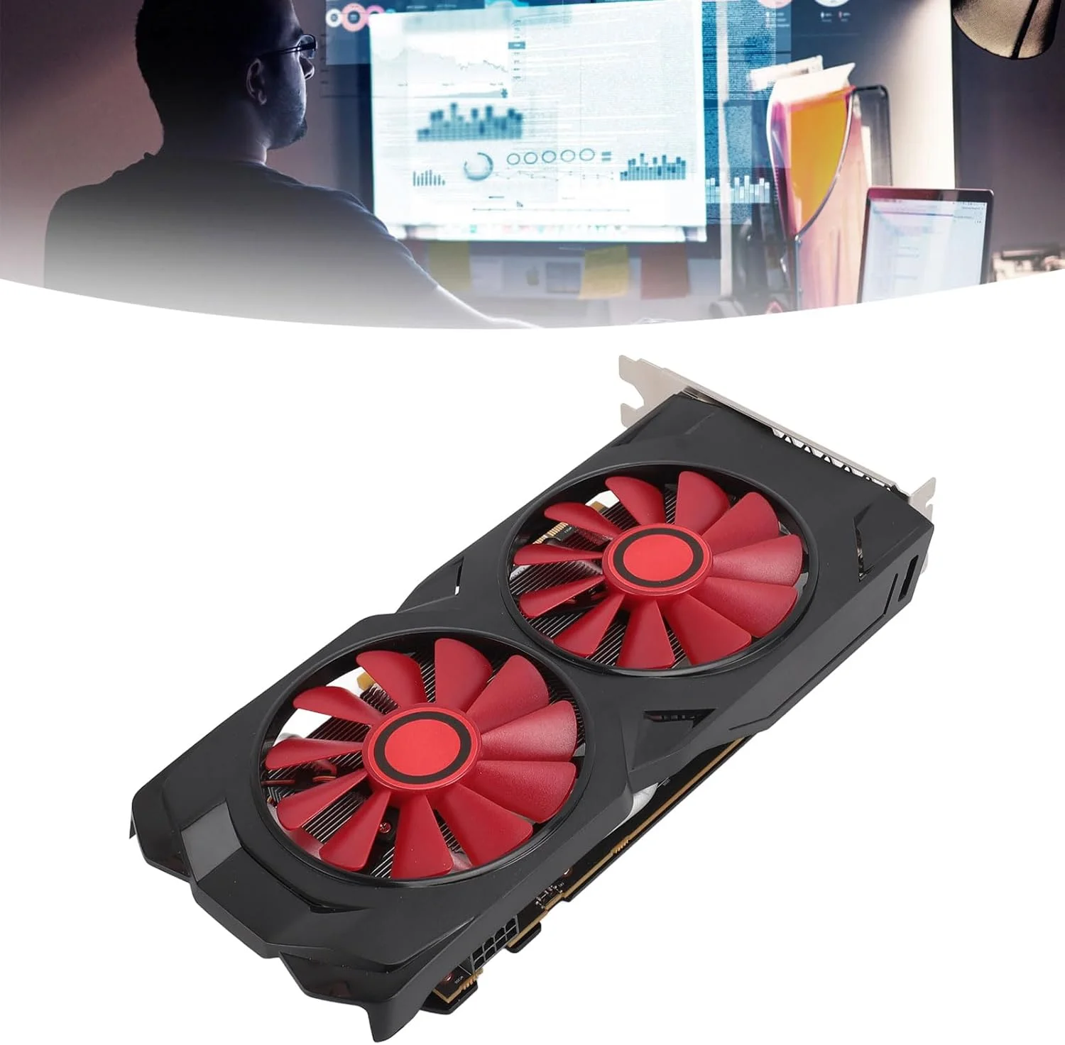 کارت گرافیک گیمینگ Jectse، کارت گرافیک پرسرعت PCI Express 2.0 16X اسلات 8 گیگابایت GDDR5 256 بیتی برای کامپیوتر رومیزی کارت گرافیک گیمینگ Jectse، کارت گرافیک پرسرعت PCI Express 2.0 16X اسلات 8 گیگابایت GDDR5 256 بیتی برای کامپیوتر رومیزی